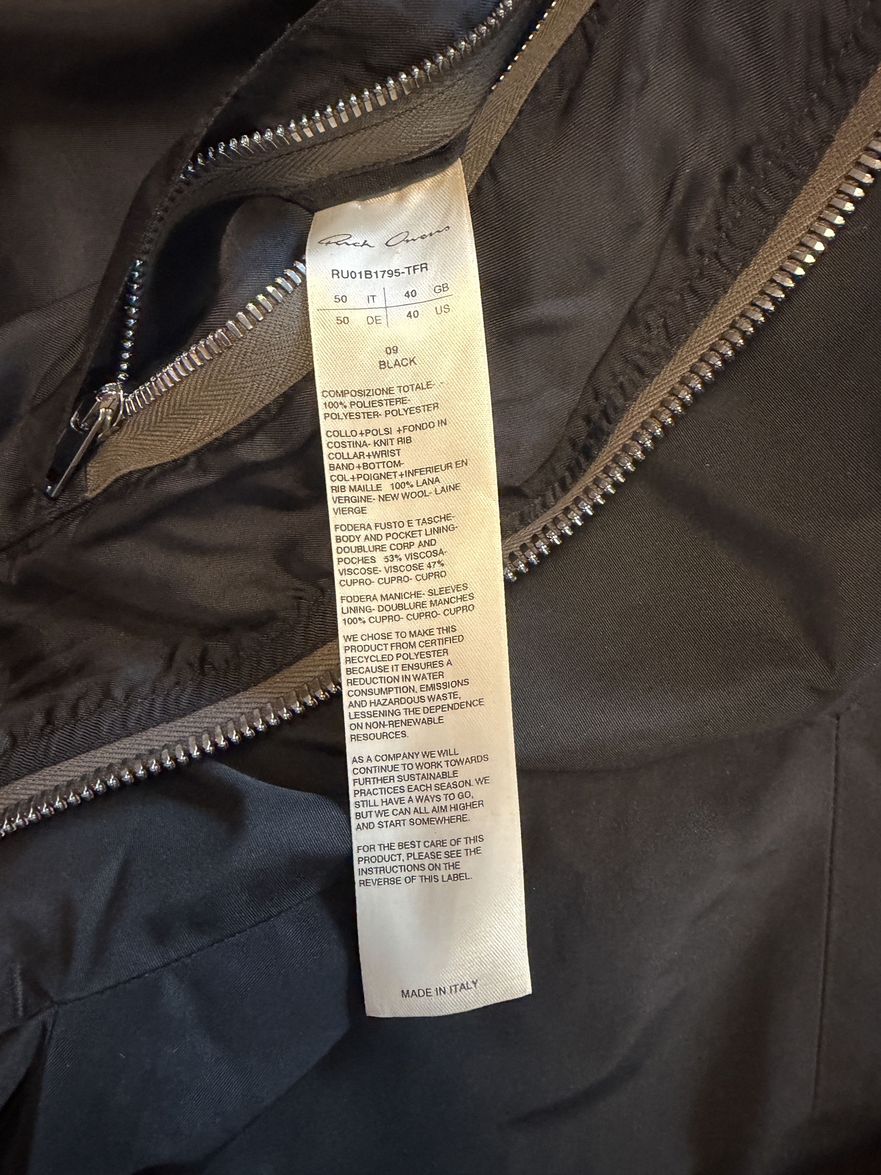 Rick Owens Rick Owens Bomber Jacket Size US XXL / EU 58 / 5 - 10 Thumbnail