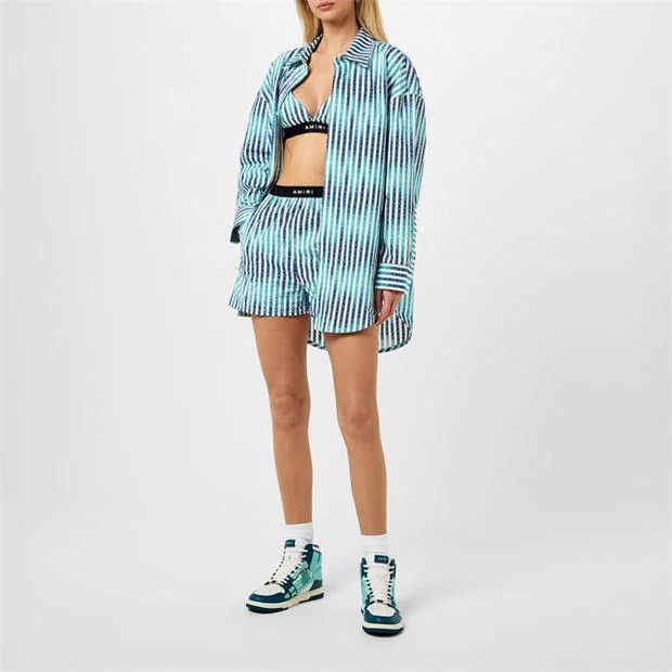 Amiri o1g2r1mq0824 Shorts in Blue Size 27" / US 4 / IT 40 - 6 Thumbnail
