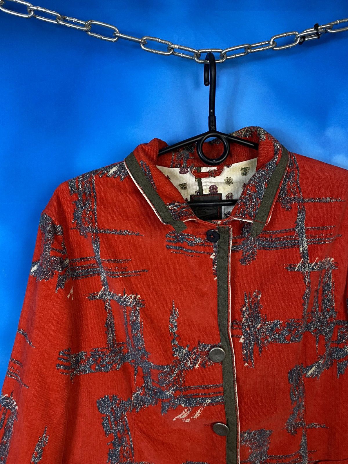 Marithe + Francois Girbaud × Vintage Marithe Francois Girbaud rare exclusive velour blazer y2k Size XL / US 12-14 / IT 48-50 - 10 Thumbnail