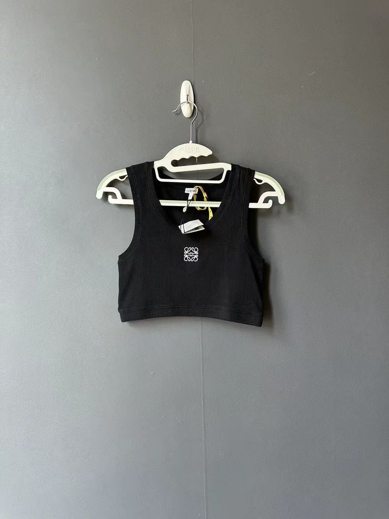 Loewe loewe Black embroidered vest 2506-Nextarrow Size US M / EU 48-50 / 2 - 1 Thumbnail