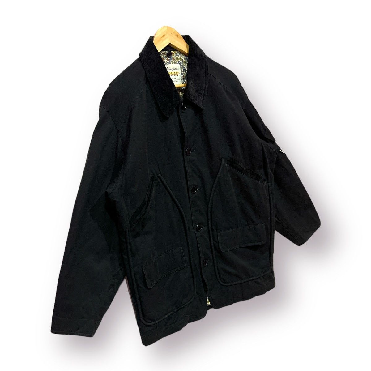 Hunter 🔥 Adventures cord collar Barn Coat hunting jacket Size US L / EU 52-54 / 3 - 3 Thumbnail