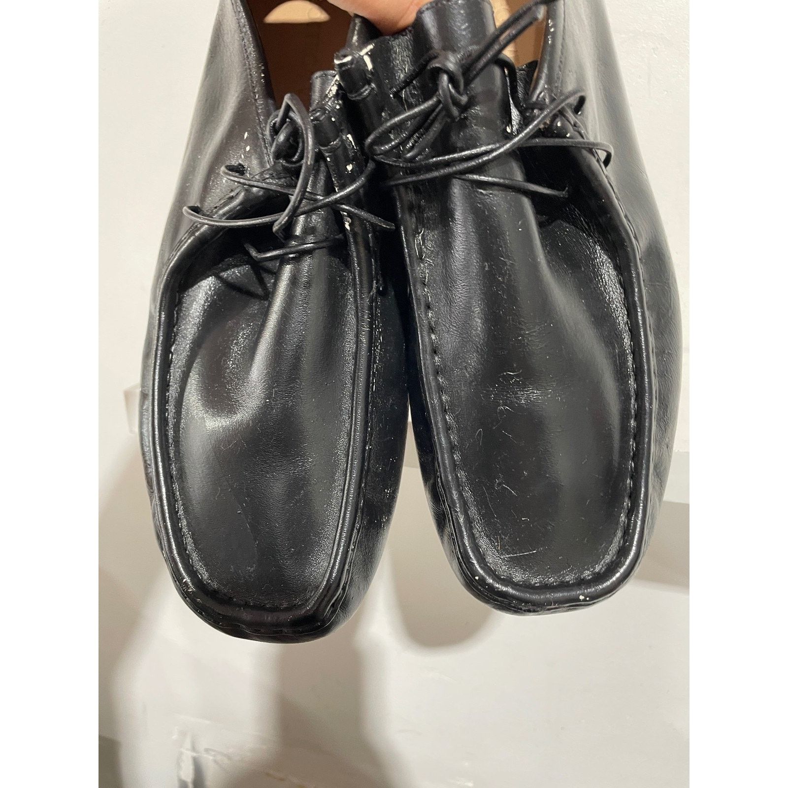 Bottega Veneta BOTTEGA VENETA LEATHER DRIVING LOAFER BLACK SIZE 42 PREOWNED Size US 9 / EU 42 - 8 Thumbnail