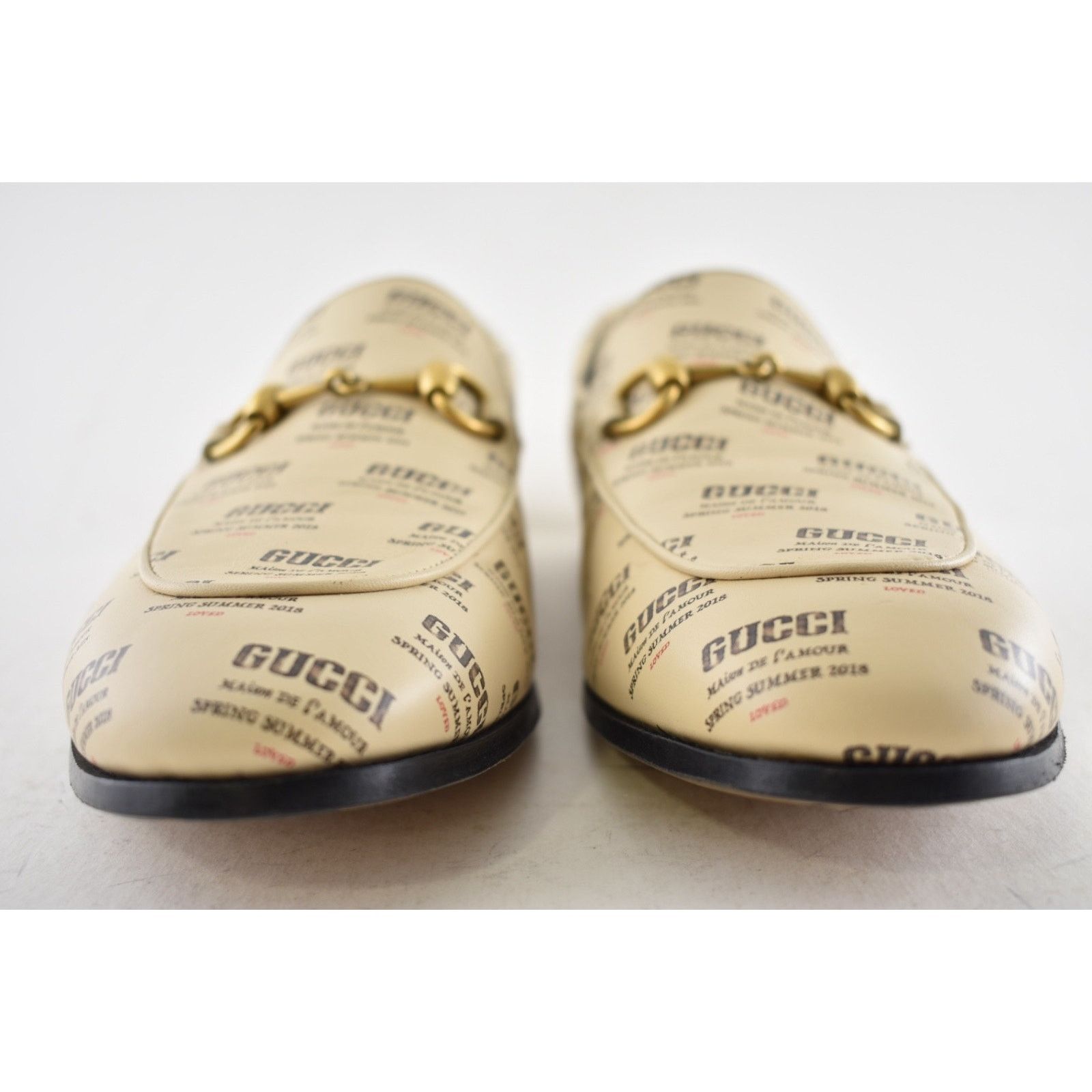 Gucci Gucci Brixton Soy Black Stamp Horsebit Loafer Flat G9 US10 Size US 10 / EU 43 - 10 Thumbnail