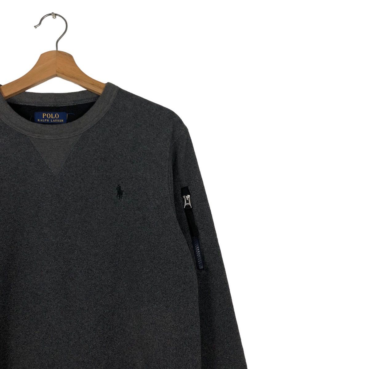 Polo Ralph Lauren 🔥Rich Grey Long Sleeve Sweatshirt Polo Ralph Lauren Size US M / EU 48-50 / 2 - 6 Thumbnail