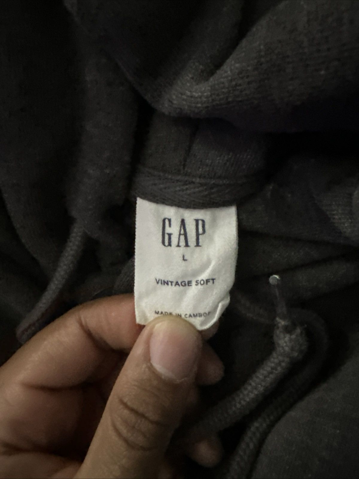 Gap Grey vintage gap hoodie. Size US L / EU 52-54 / 3 - 2 Thumbnail