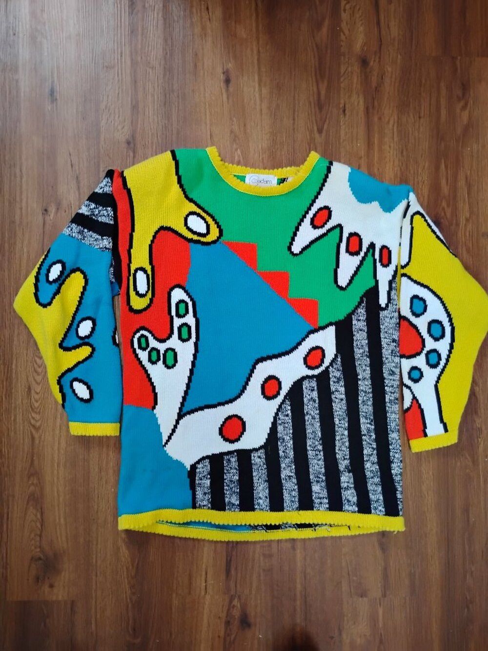 Other Vintage Cedars Abstract Geometric Crewneck Sweate Size L / US 10 / IT 46 - 2 Thumbnail