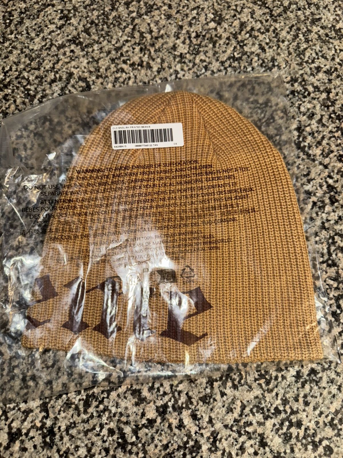 Supreme Old English Printed Beanie Size ONE SIZE - 3 Thumbnail