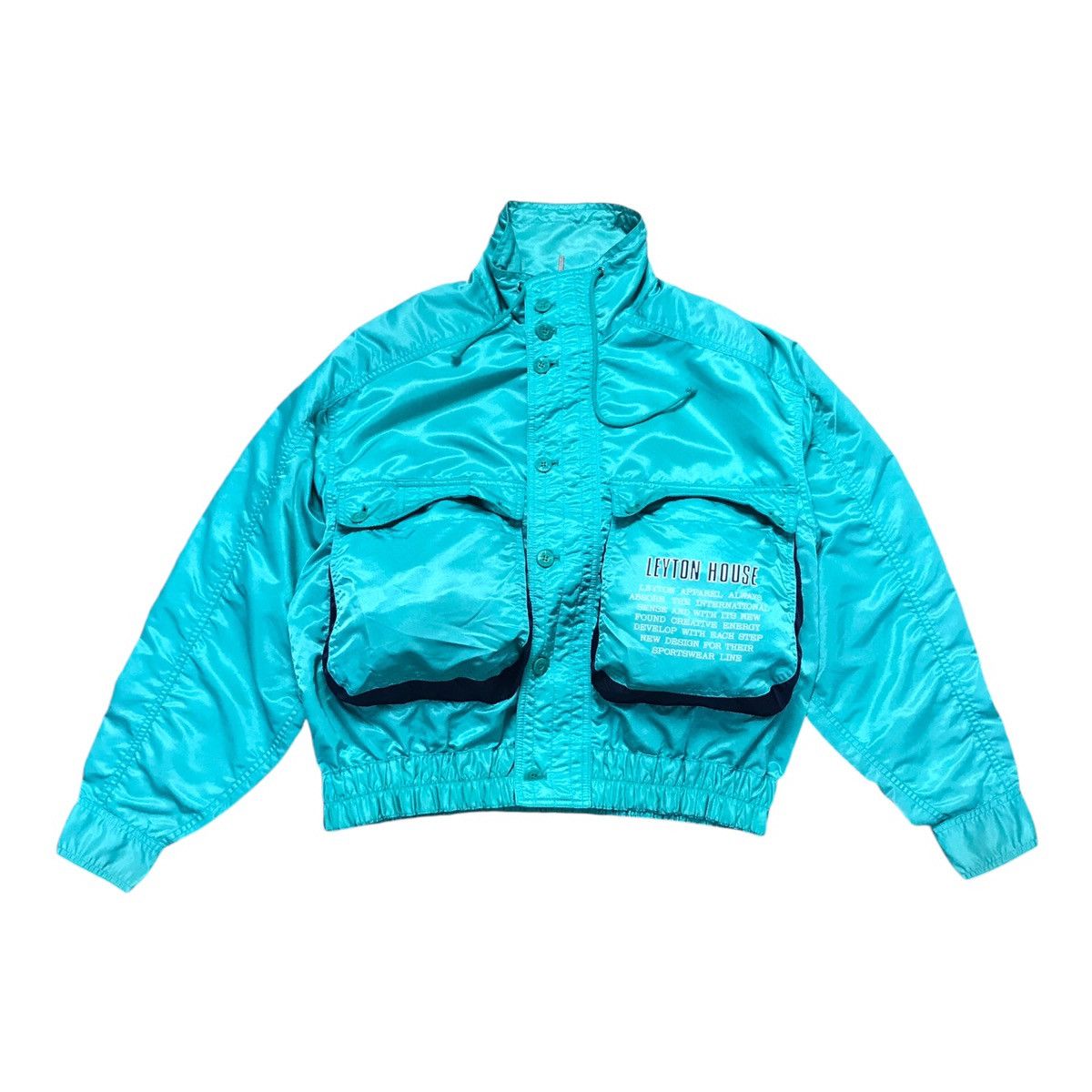 Sports Specialties × Vintage Leyton House Racing Team Bomber Puffy Pocket Jacket Size US L / EU 52-54 / 3 - 3 Thumbnail