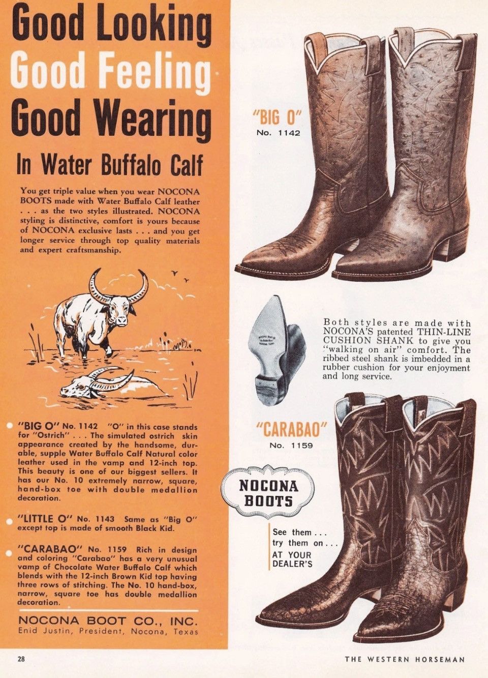 Nocona Boots Exotic Early 60s Nocona Men's Cowboy Boots Size 9B The Big O Size US 9 / EU 42 - 21 Thumbnail