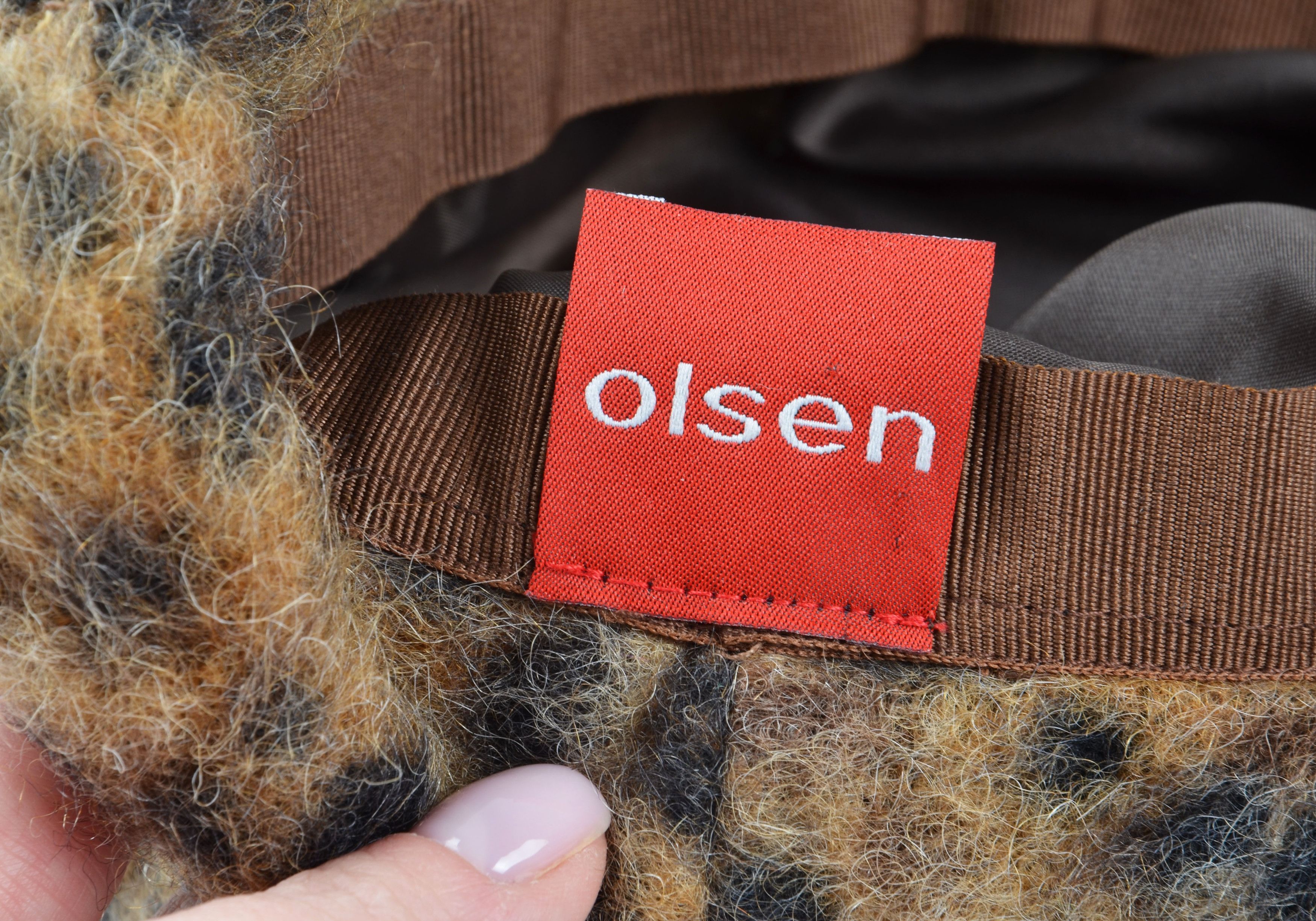 Other Olsen Leopard Fuzzy Bucket Hat Soft Wool Alpaka Blend Y2K Size ONE SIZE - 4 Thumbnail