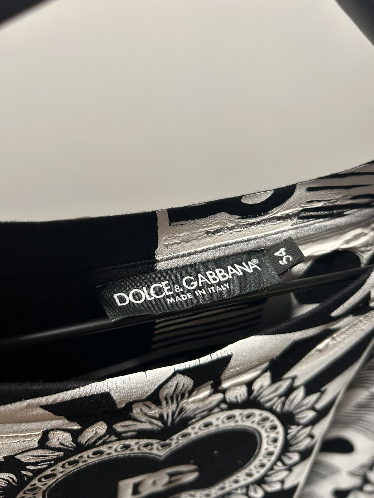 Dolce & Gabbana Dolce & Gabbana Mixed Bandana Crew Tee Size US L / EU 52-54 / 3 - 4 Thumbnail