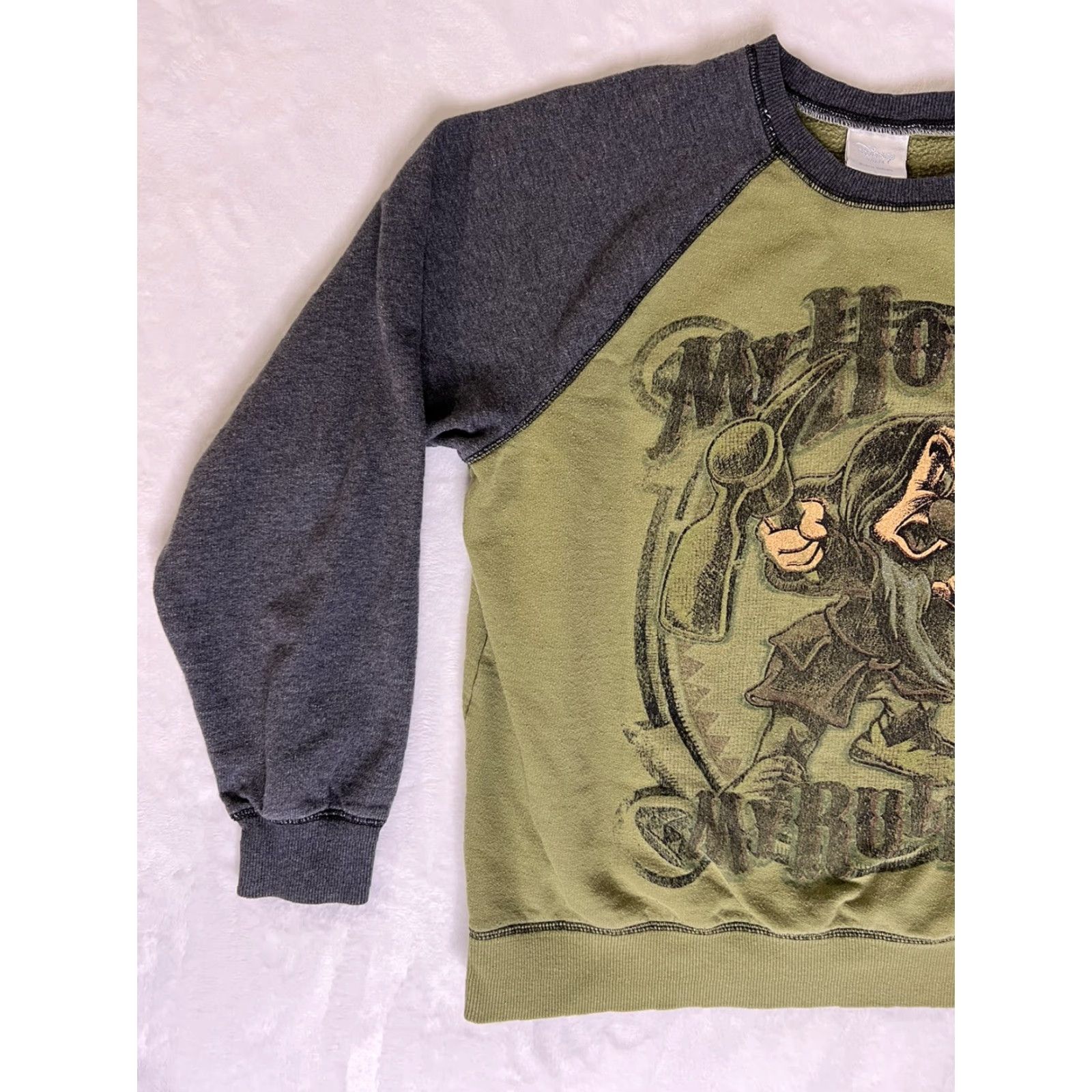 Disney VINTAGE Disney Grumpy Sweatshirt Shirt Mens S Green My House My Rules Pullover Crew Neck Long Sleeve Winter Spring Size US S / EU 44-46 / 1 - 3 Thumbnail