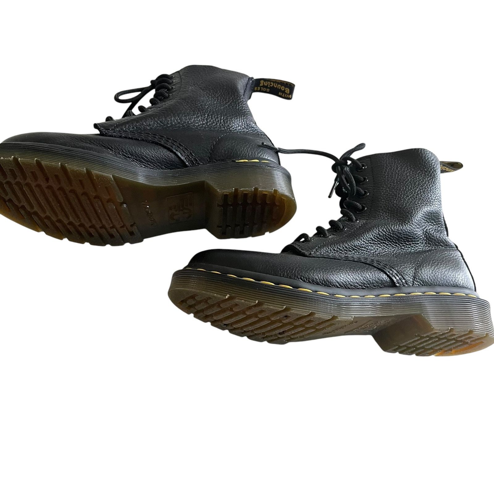 Dr. Martens Dr. Martens 1460 Pascal Bex Black Leather Lace Up Boots Size US 5 / IT 35 - 5 Thumbnail