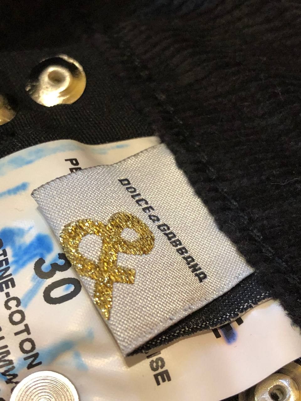 Dolce & Gabbana black D&G luxury Casual Pants Y2K Dolce&Gabbana Vintage Size 30" / US 8 / IT 44 - 3 Thumbnail