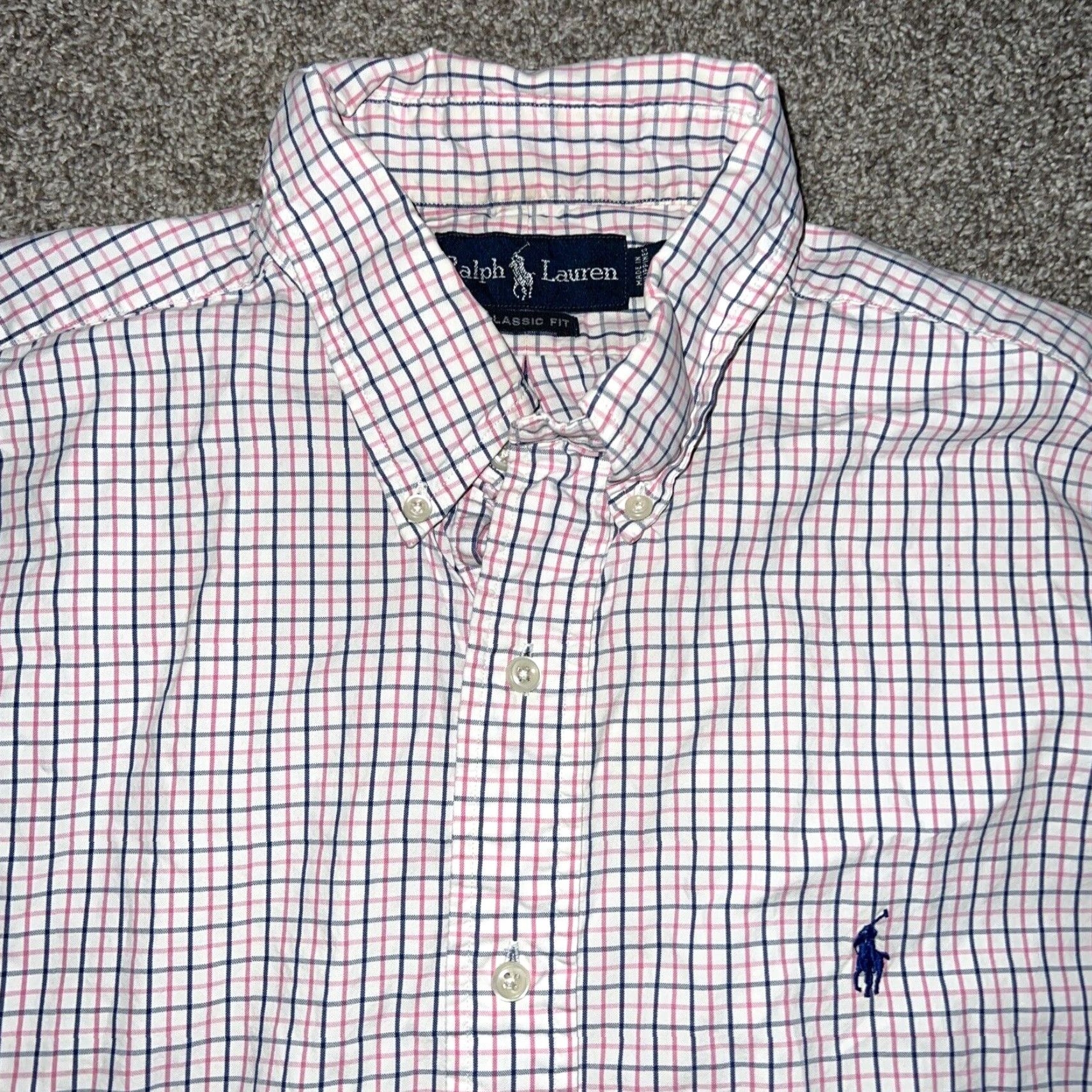 Polo Ralph Lauren Ralph Lauren Classic Fit Plaid Short Sleeve Button Down Shirt Mens Large Multicolor Size US L / EU 52-54 / 3 - 2 Thumbnail