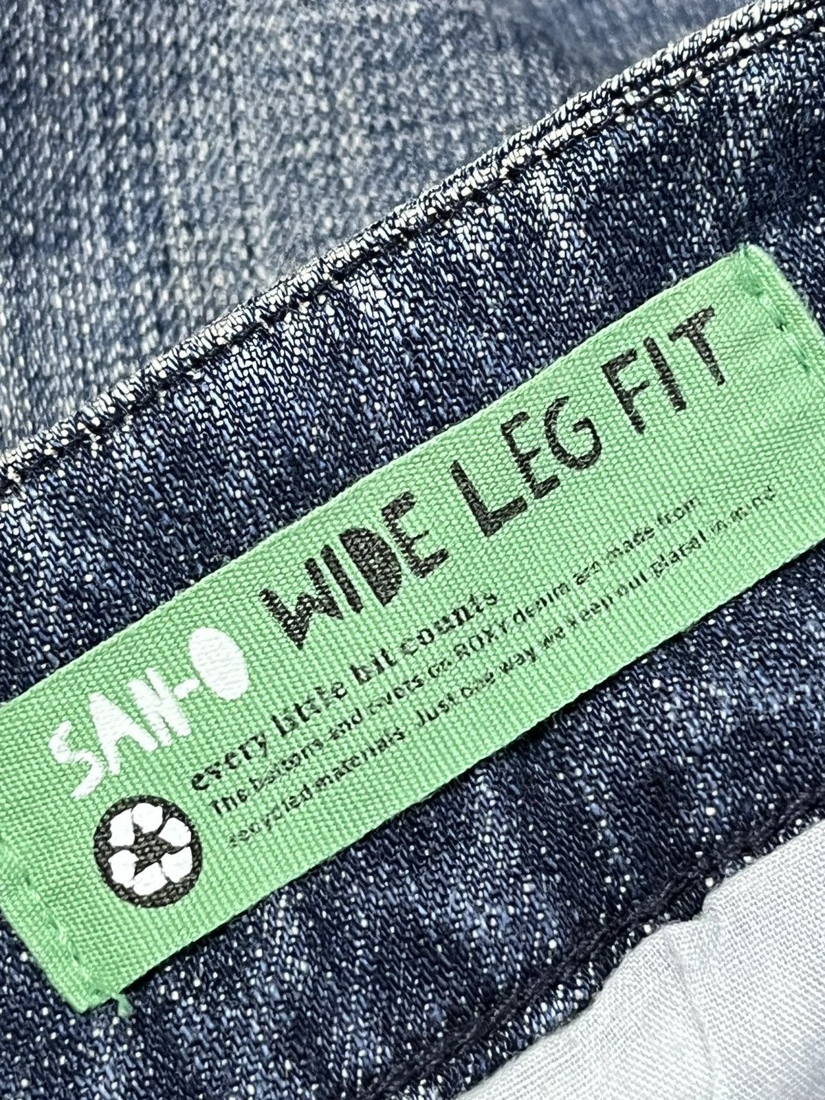 Quiksilver FYE 🔥ROXY Ultra Wide Leg Flare Vintage Distressed Denim Size 29" - 10 Thumbnail
