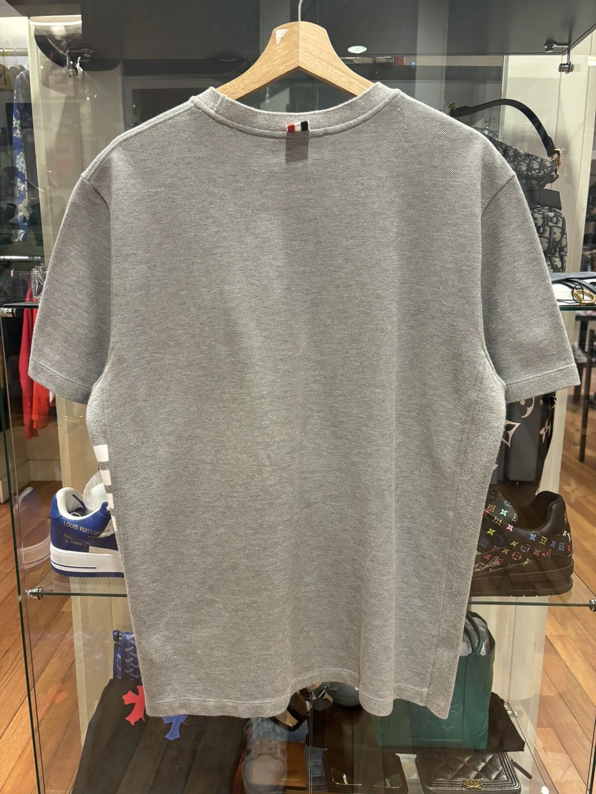 Thom Browne Thom Browne Grey Tee Size US XL / EU 56 / 4 - 2 Thumbnail