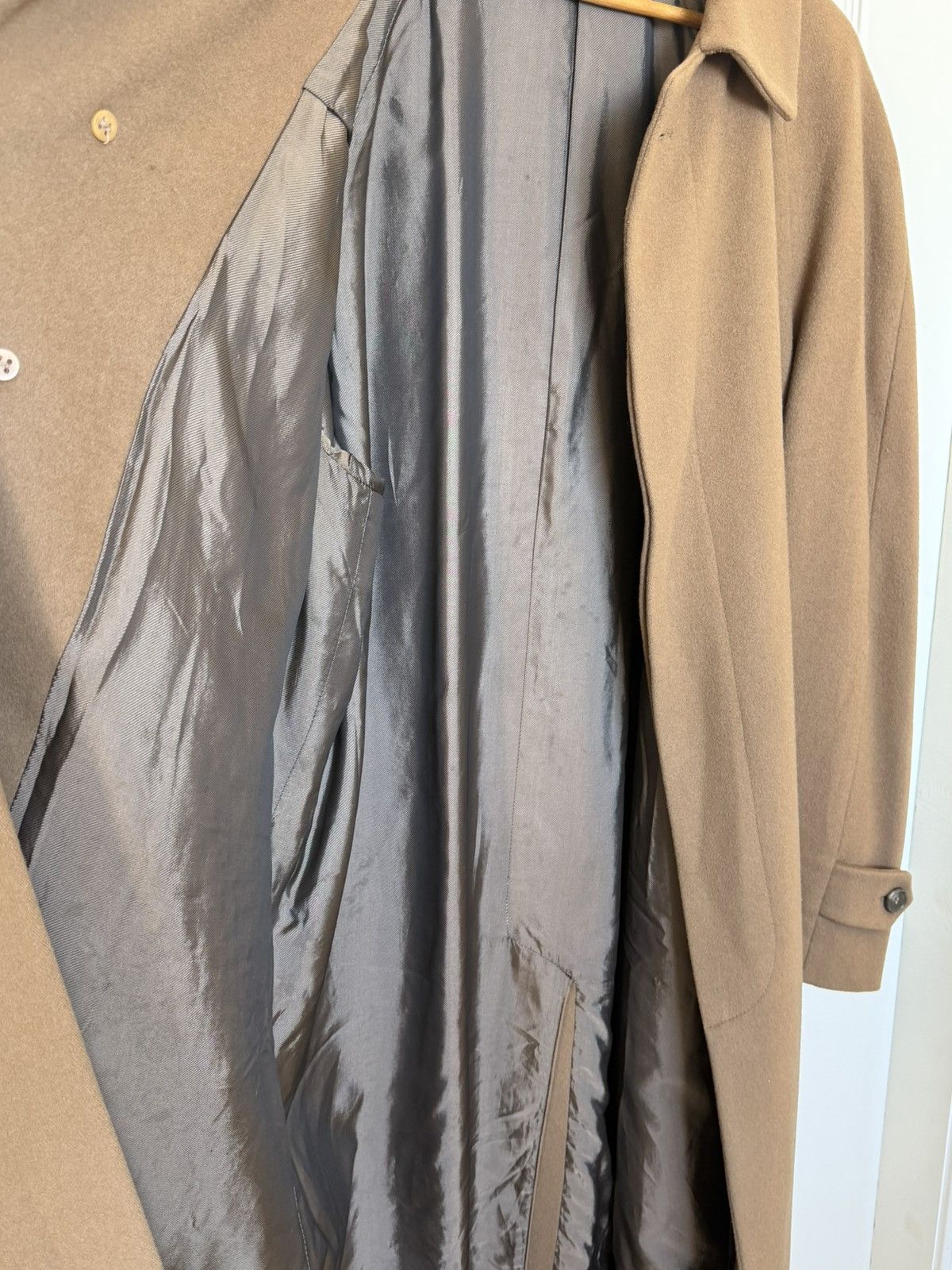 Fendi FENDI Vintage Balmacaan Wool Brown Overcoat Size US XL / EU 56 / 4 - 10 Thumbnail