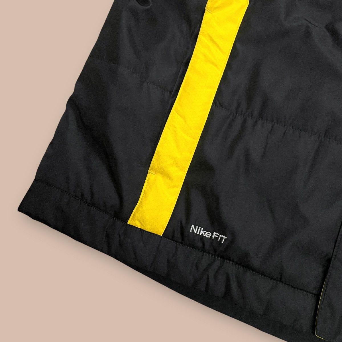 Nike OG 2000's Nike Fit Storm Black&Yellow Hoodie Size US L / EU 52-54 / 3 - 10 Thumbnail