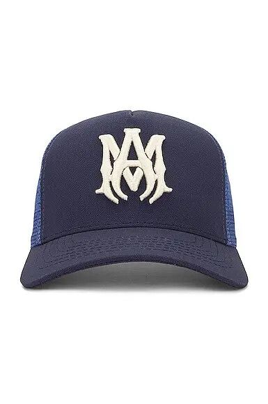 Amiri o1mle0426 Size: OS / MA Trucker Hat / Cap in Blue Size ONE SIZE - 1 Thumbnail