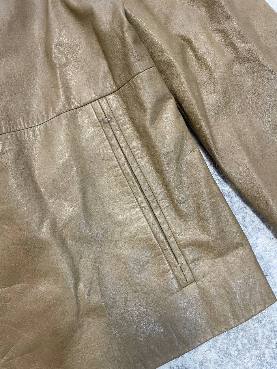 Hugo Boss Vintage Hugo Boss BOSS CLAURO Men's Calfskin Leather Jacket Size US L / EU 52-54 / 3 - 11 Thumbnail