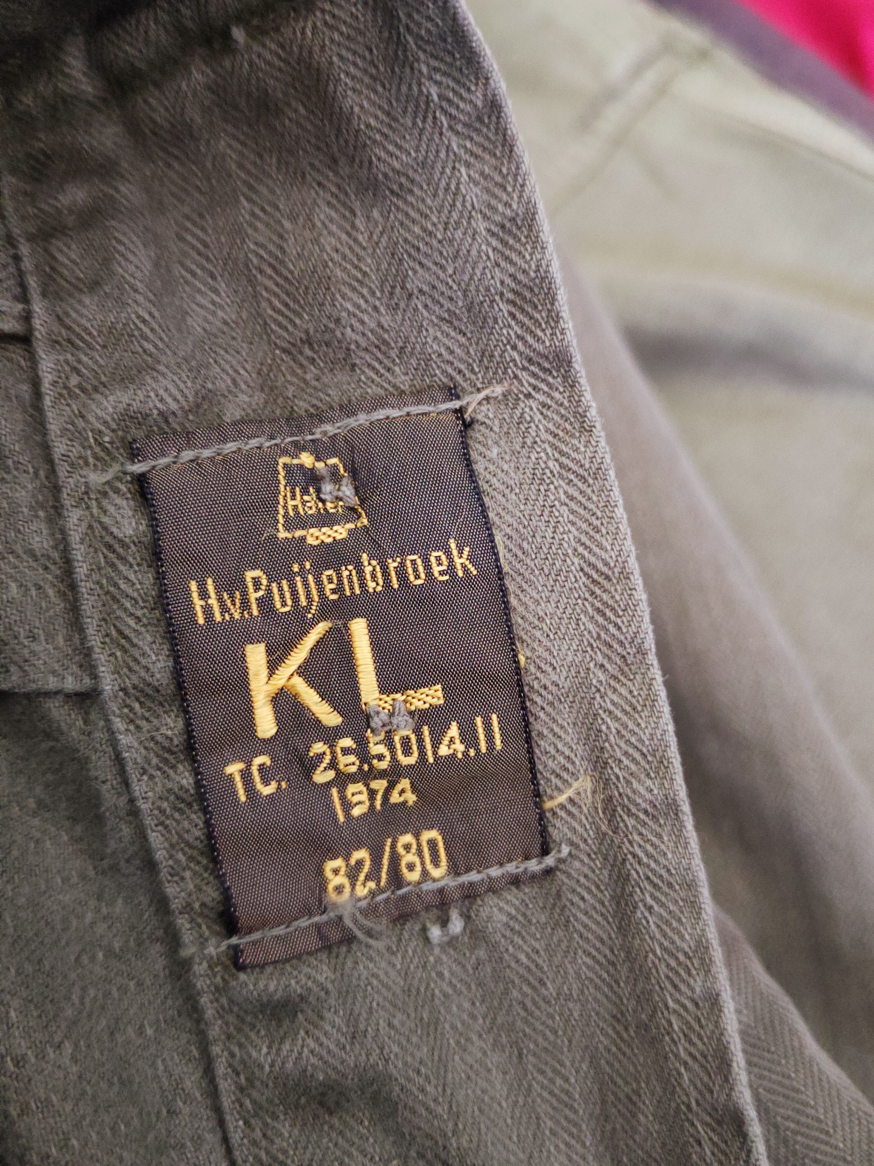 Vintage DL 80' Hv puijenbroek KL Military Tactical Cargo Pants #W395 Size US 32 / EU 48 - 13 Thumbnail