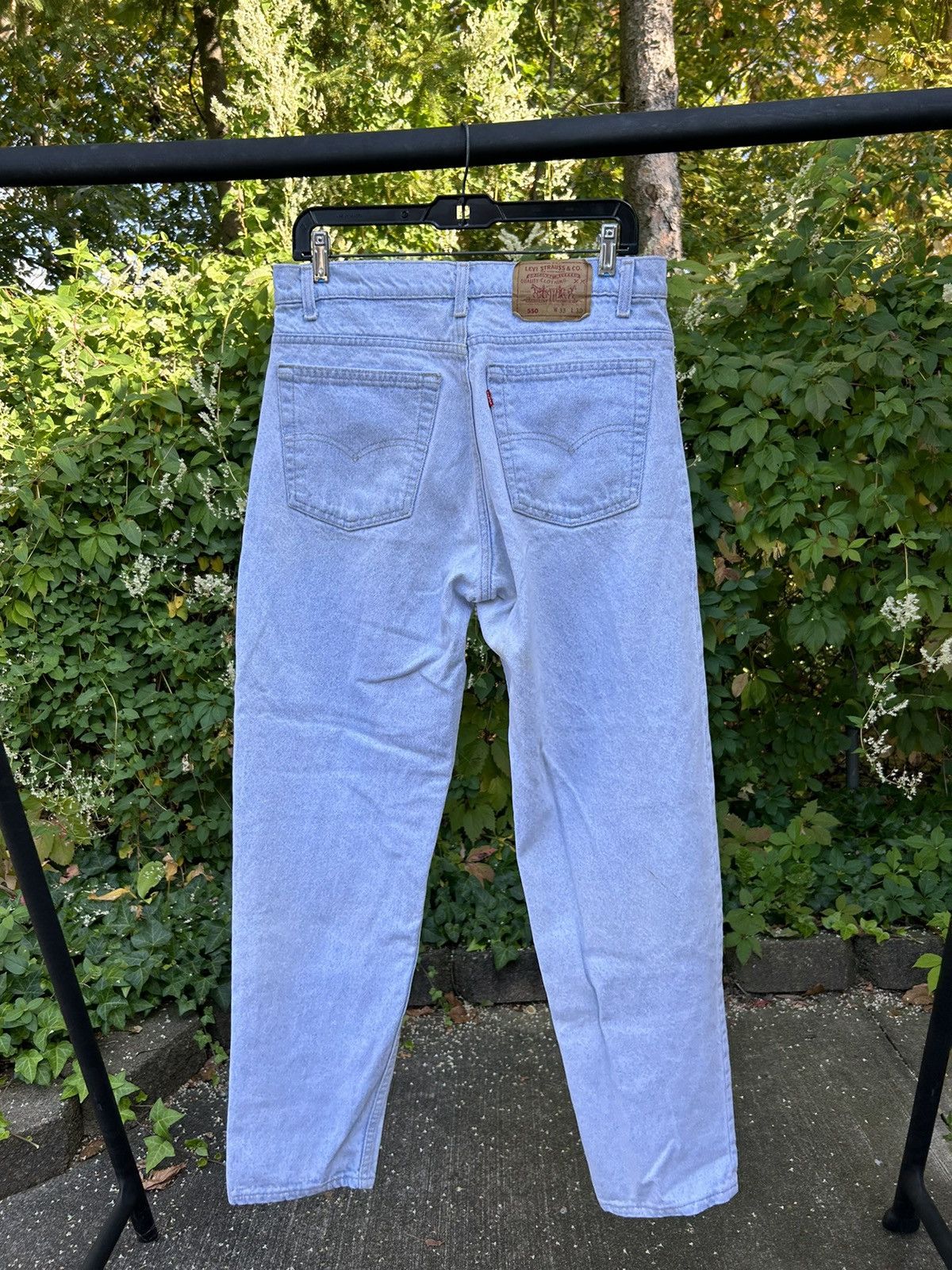 Levi's × Vintage Vintage Levis 550 Faded Light Wash Made In USA RARE Size US 30 / EU 46 - 1 Thumbnail