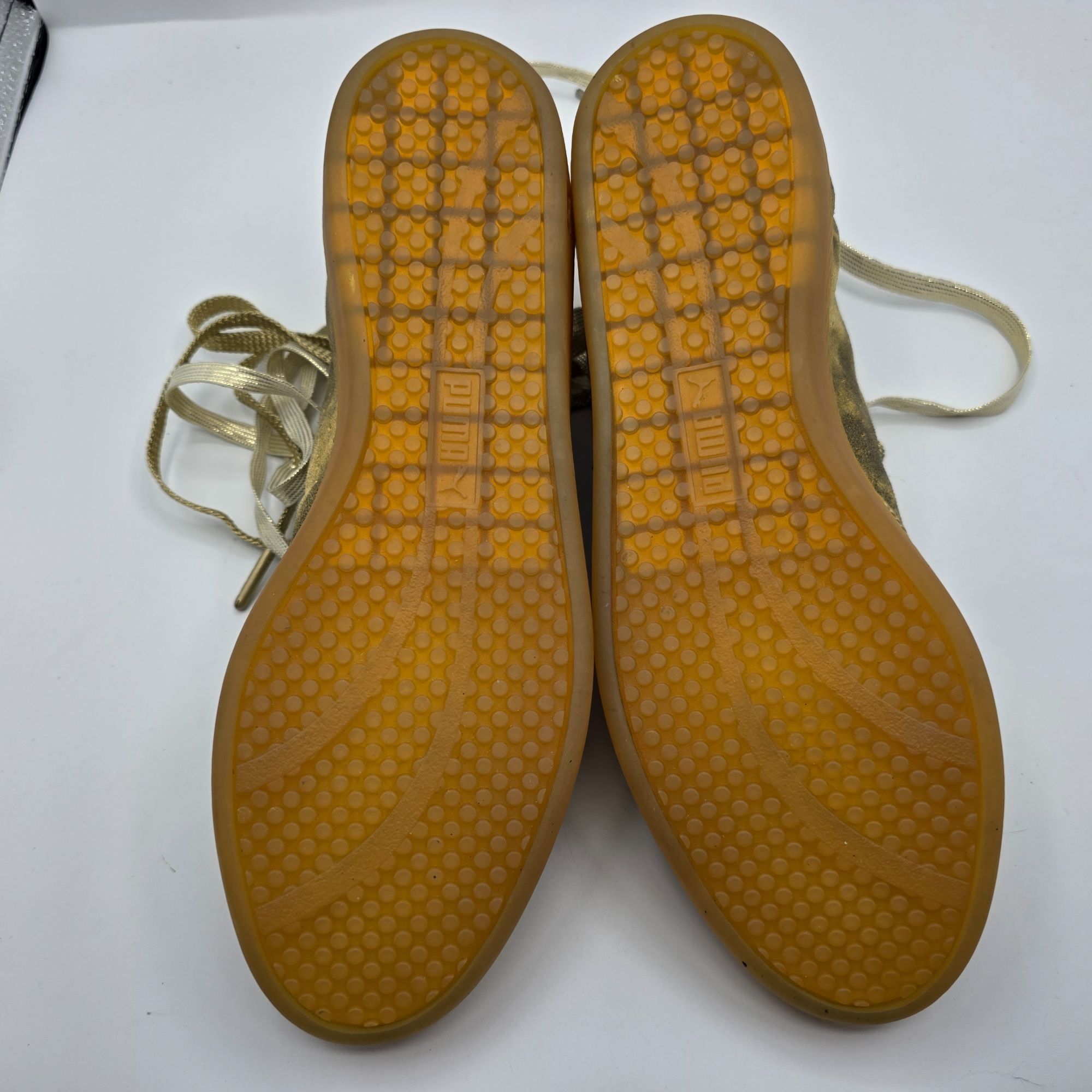 Puma Puma Match Lo Gold Womens Size 8.5 Sneaker Shoes Casual Walk Size US 8.5 / IT 38.5 - 8 Thumbnail