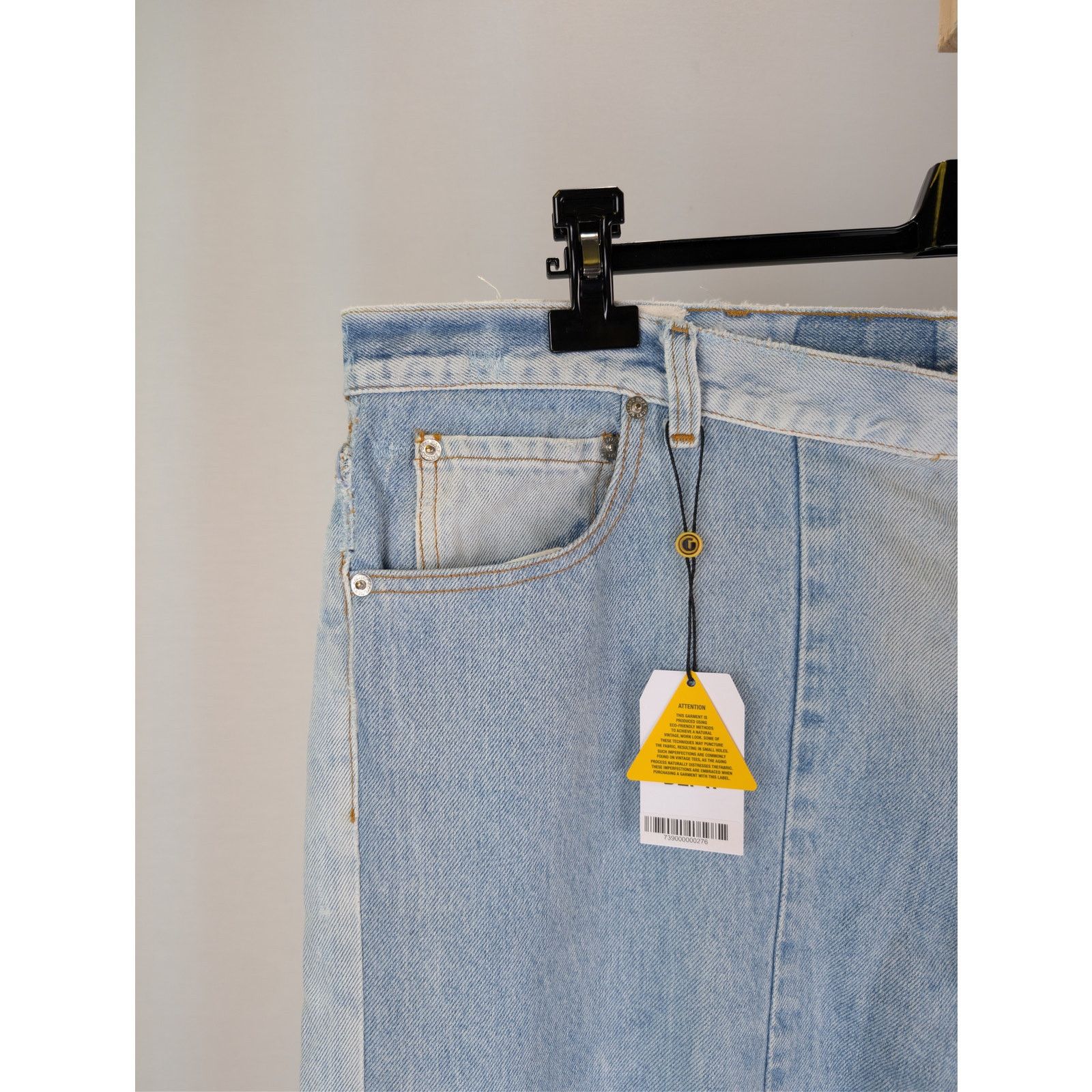 Gallery Dept. o1rshd1 Ken Ripped slim-cut Denim Jeans in Blue Denim Size US 40 / EU 56 - 7 Thumbnail
