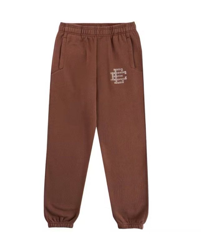Eric Emanuel Eric Emanuel EE brown Swarovski crystals sweatpants large Size US 32 / EU 48 - 1 Thumbnail