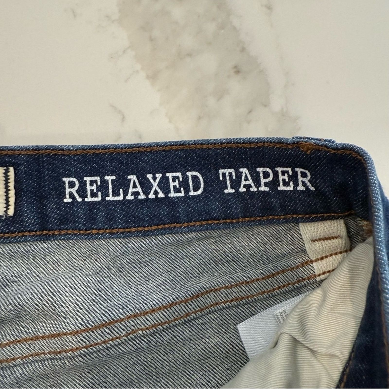 Madewell Madewell Relaxed Fit Tapered Leg Denim Jeans Mens 28x30 Blue Size US 28 / EU 44 - 5 Thumbnail
