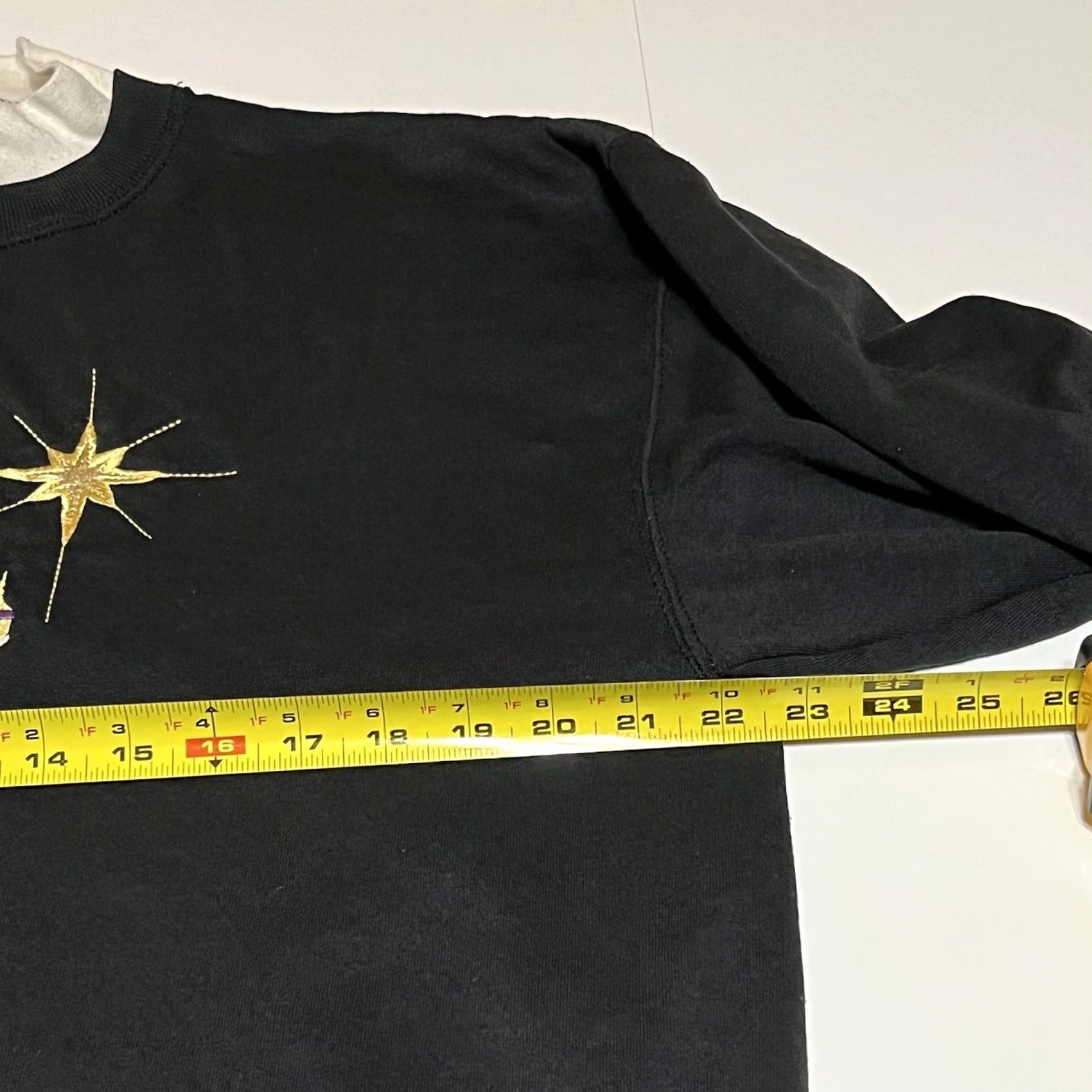 Endless VINTAGE Endless Designs Christmas Sweatshirt Three Wise Men Women’s Size Large Sweater Crew Neck Cotton Blend Black Short Sleeve? Size L / US 10 / IT 46 - 6 Thumbnail