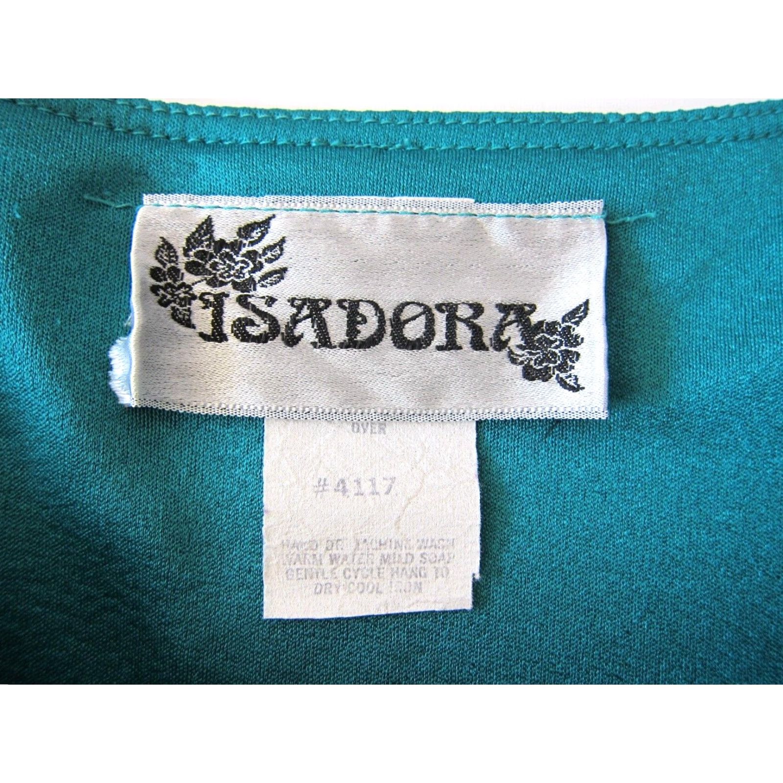 Vintage VINTAGE IsaDora Dress Women 10 Green Shift Midi Long Sleeve Tunic Isadora Dress Women 10 Large Size L / US 10 / IT 46 - 4 Thumbnail