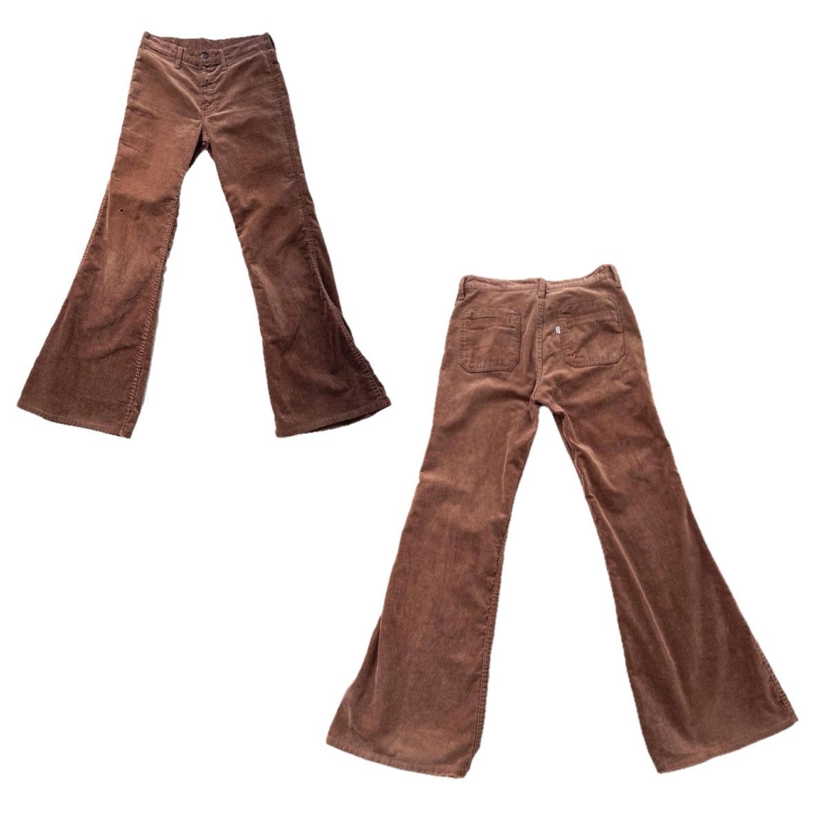 Levi's Vintage Clothing Vintage Levis Flared Corduroy Pants Brown White Tab Small “e Size 26" / US 2 / IT 38 - 8 Thumbnail