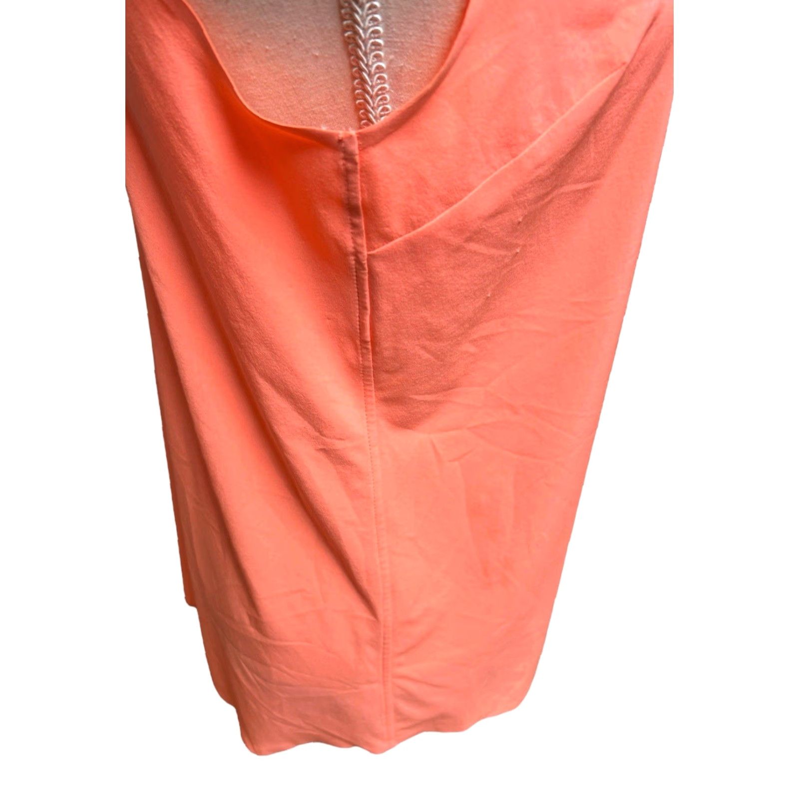 Athleta Athleta Everlasting Tank Womens XS Orange Sleeveless Button-Up Relaxed Stretch Casual Athleisure Shirt Boys? No Size XS / US 0-2 / IT 36-38 - 6 Thumbnail