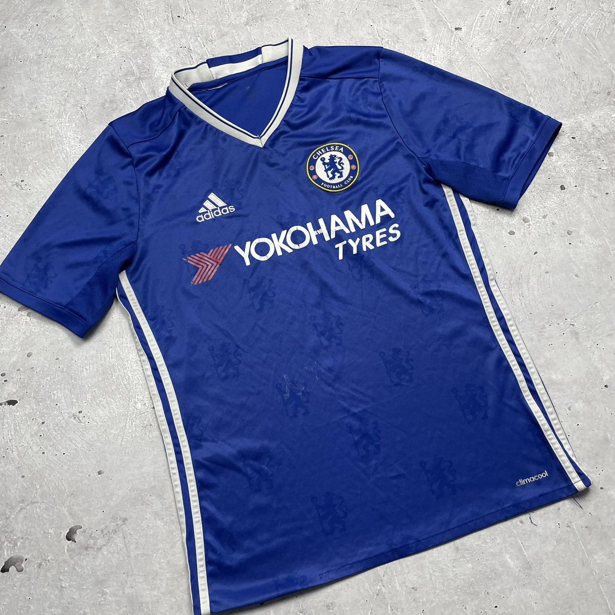 Adidas × Vintage Adidas Chelsea Yokohama 2016-17 Home Shirt Blue Size US M / EU 48-50 / 2 - 3 Thumbnail