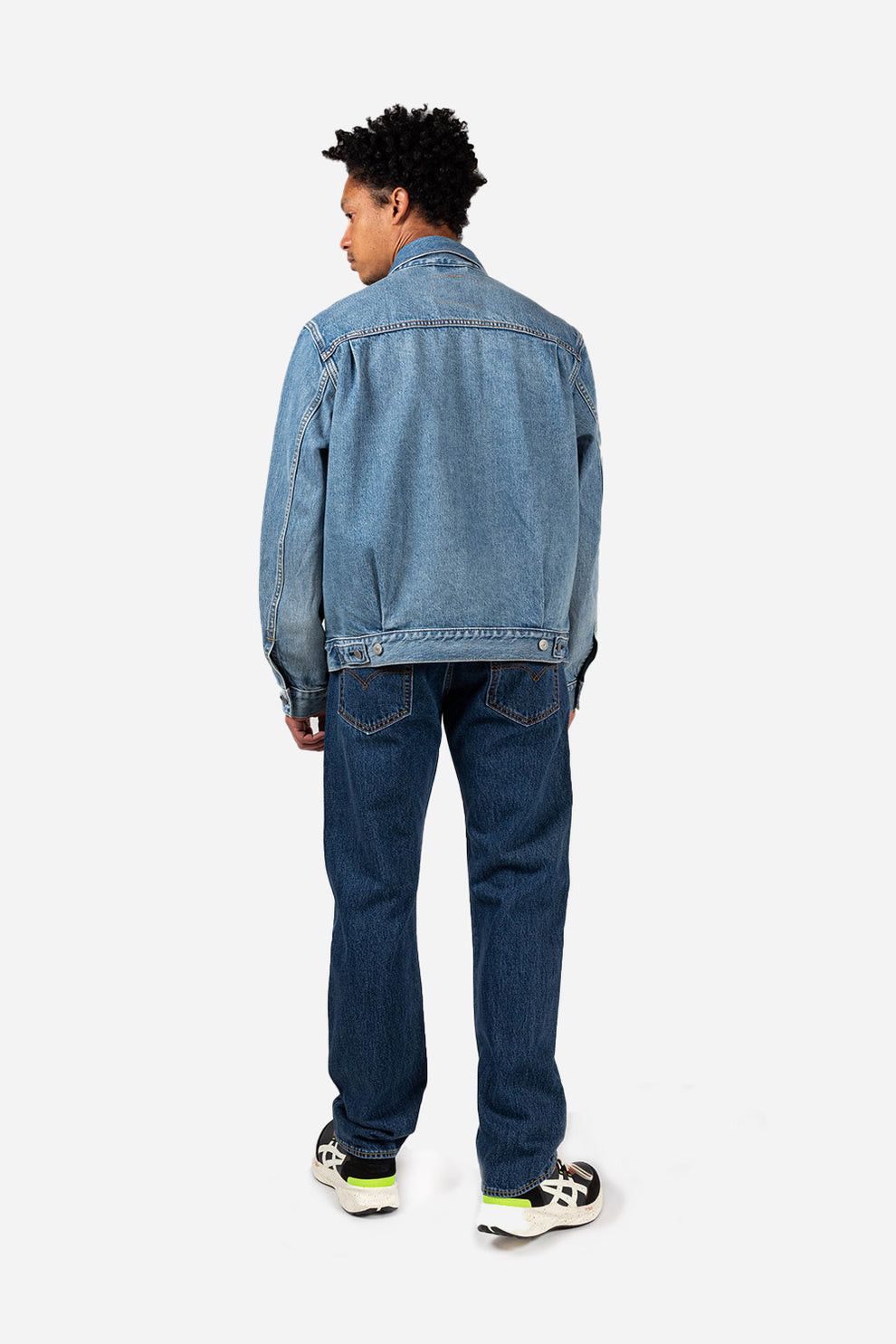 Levi's Levi’s Type 2 Sashiko Boro Repair Denim Trucker Jacket Size US S / EU 44-46 / 1 - 3 Thumbnail