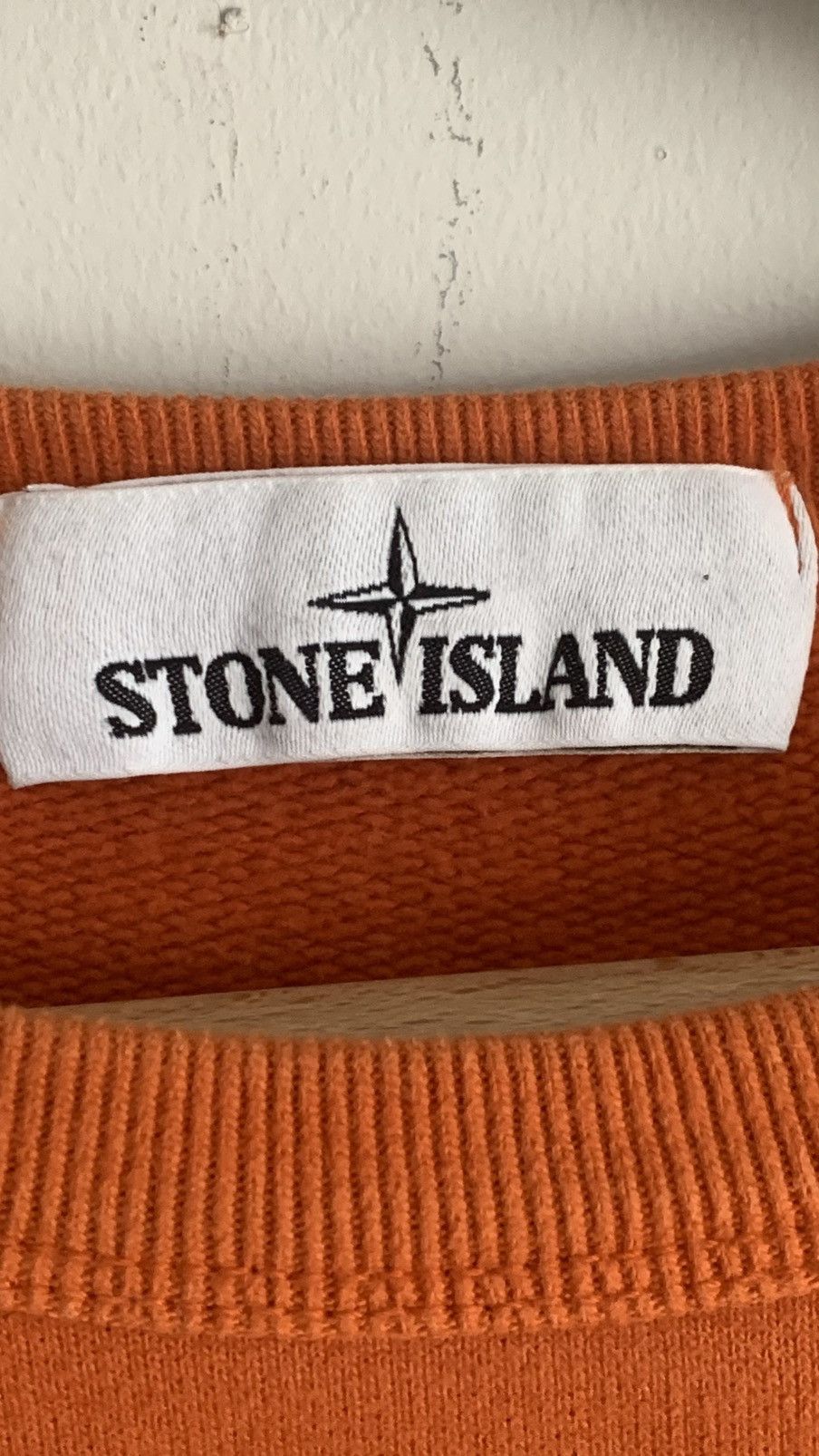 Stone Island Stone Island Orange Crewneck Sweatshirt Size M Size US M / EU 48-50 / 2 - 13 Thumbnail