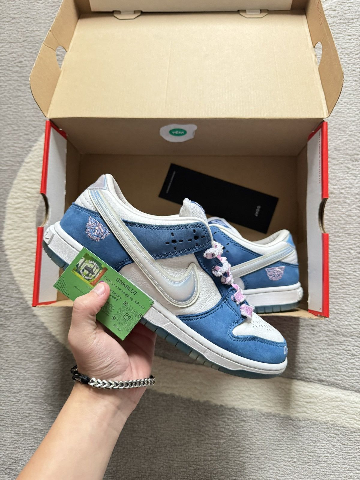 Nike Nike SB Dunk Low Born x Raised Size US 8 / EU 41 - 1 Thumbnail