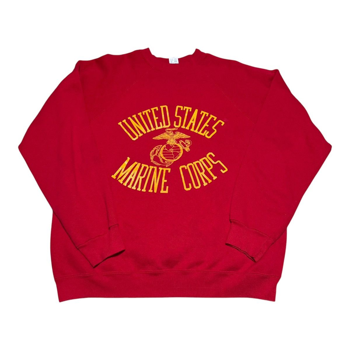 Vintage Vintage 80s United States Marines Corps Sweatshirt Adult XL Size US XL / EU 56 / 4 - 1 Thumbnail