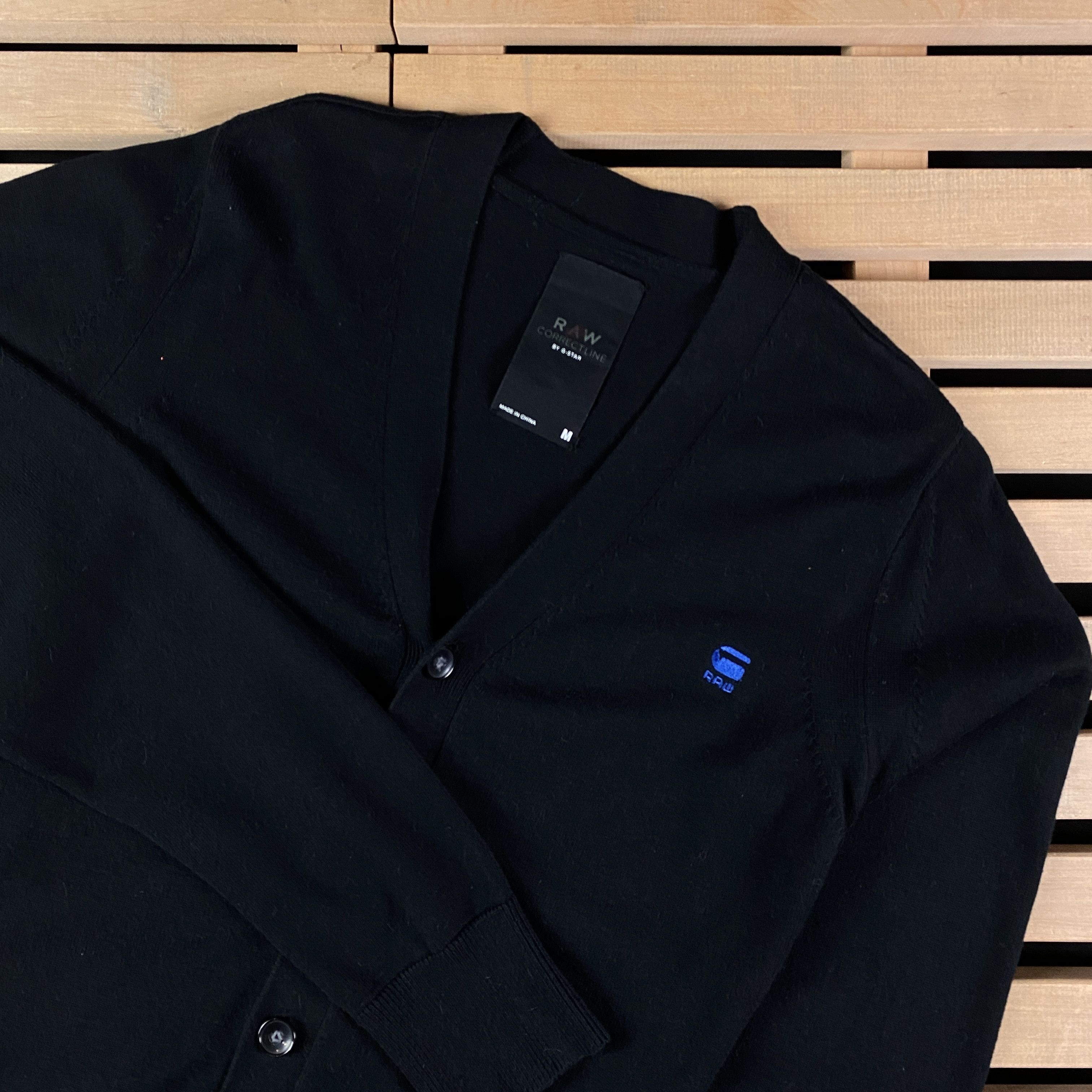 G-Star Men’s Sweater Cardigan G-Star Raw Size M Black Size US M / EU 48-50 / 2 - 2 Thumbnail