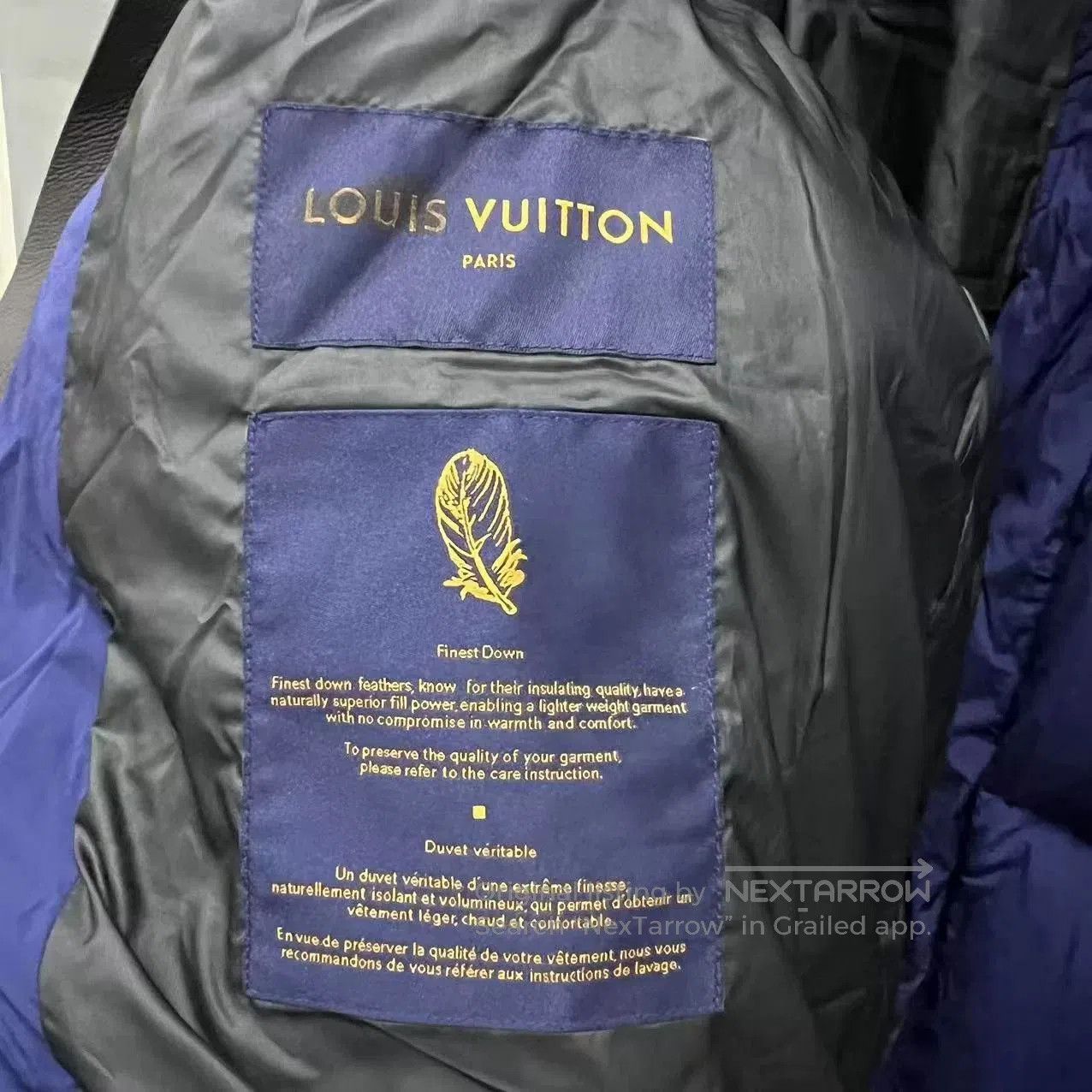 Louis Vuitton Louis Vuitton Blue Colorblock Down Jacket. Size US L / EU 52-54 / 3 - 3 Thumbnail