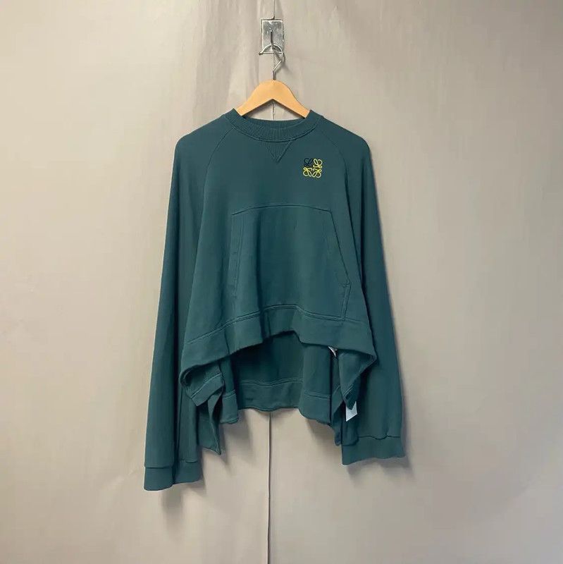 Loewe Loewe Green Women's Hoodie XS Size 0089 Size XS / US 0-2 / IT 36-38 - 1 Thumbnail