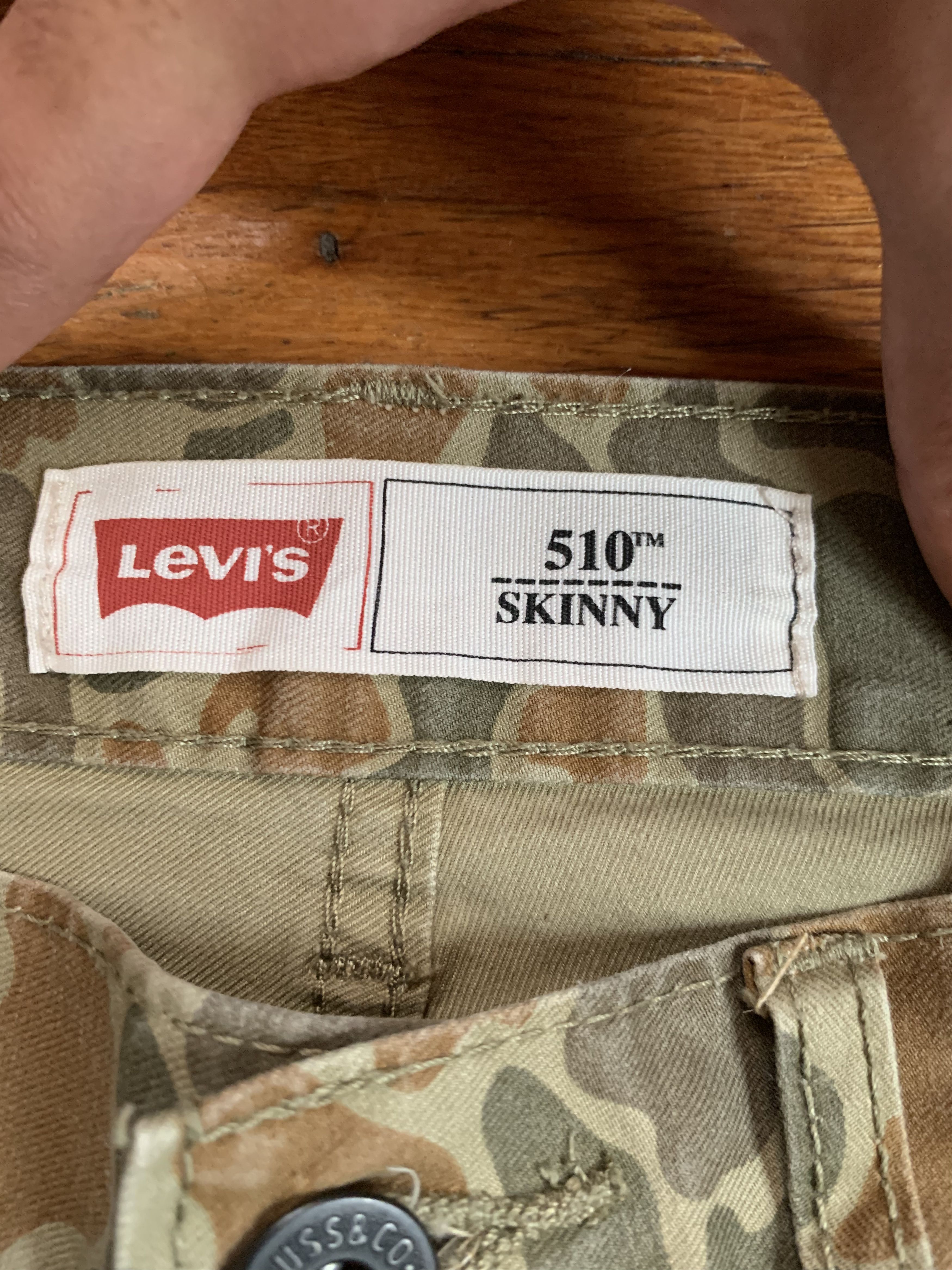 Levi's Levi’s 510 Skinny “Duck Camo” Size US 29 - 2 Thumbnail