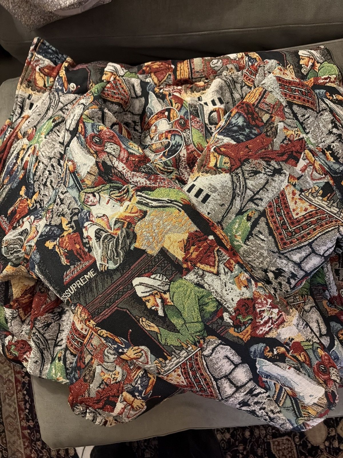 Bless × Supreme Supreme x Bless tapestry down puffer jacket Size US S / EU 44-46 / 1 - 11 Thumbnail