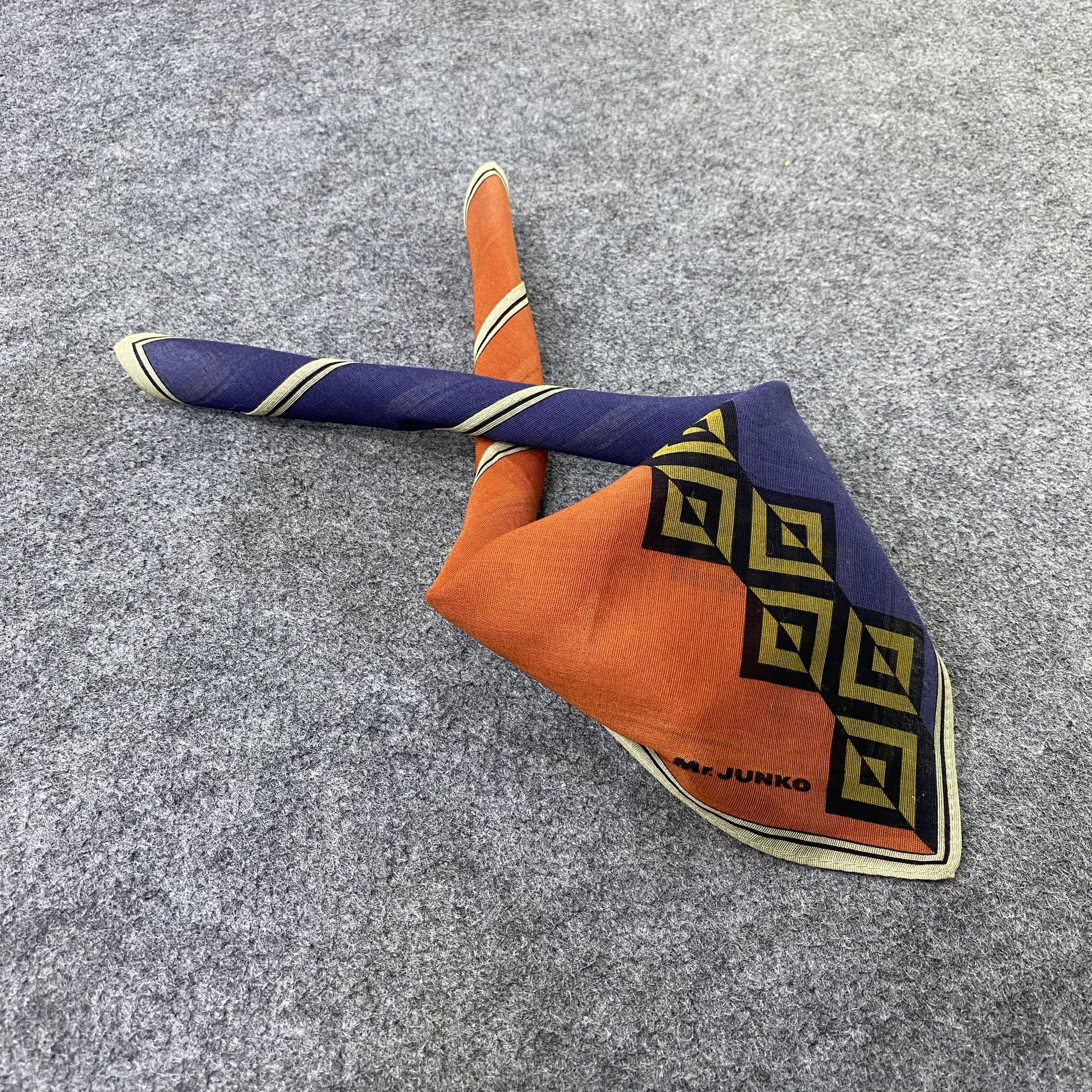 Japanese Brand Mr.Junko Handkerchief Neckerchief Bandana-B2023 Size ONE SIZE - 1 Thumbnail