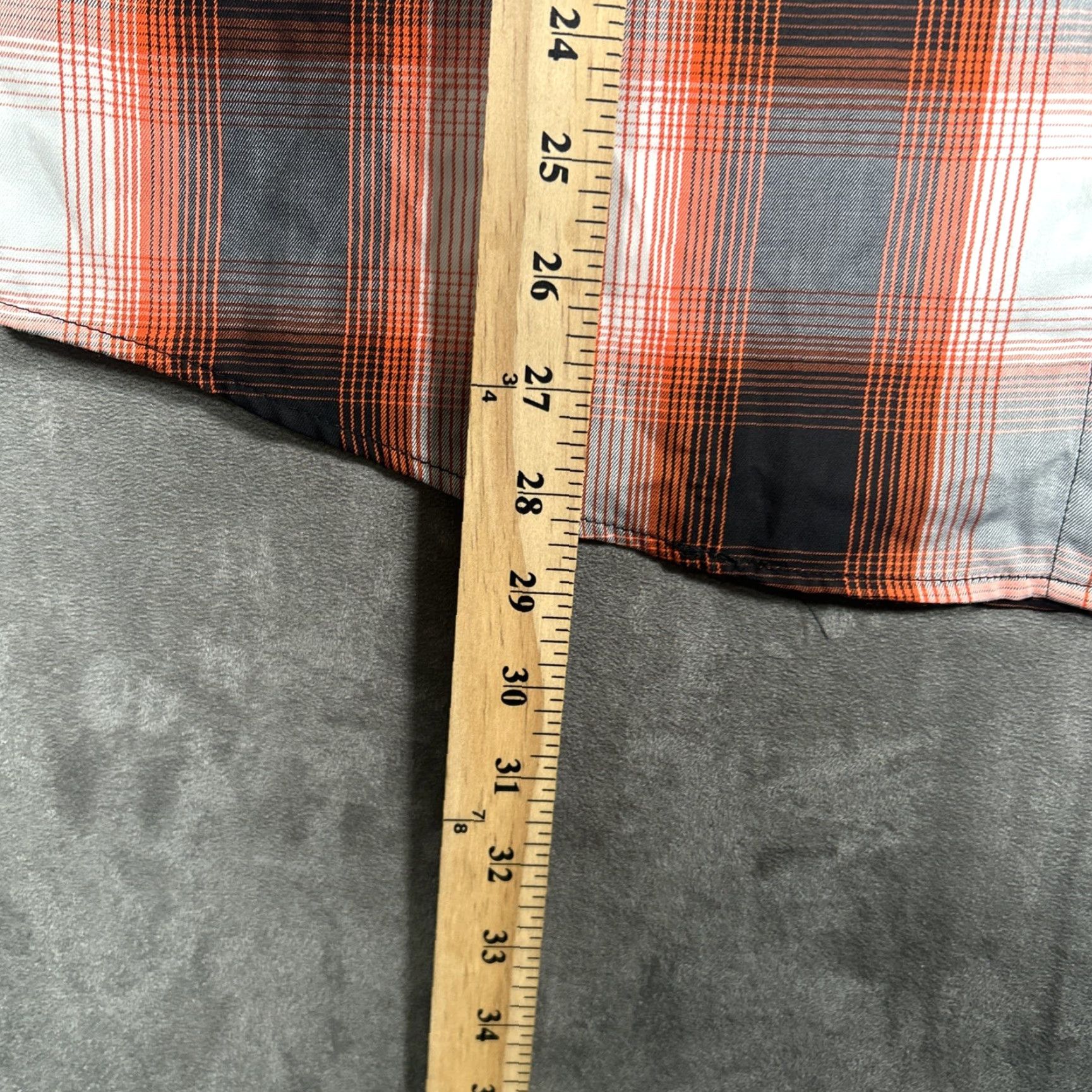 Vintage Dixxon Flannel Shirt Womens L Orange Plaid Button-Down Classic Casual Travel Size L / US 10 / IT 46 - 4 Thumbnail