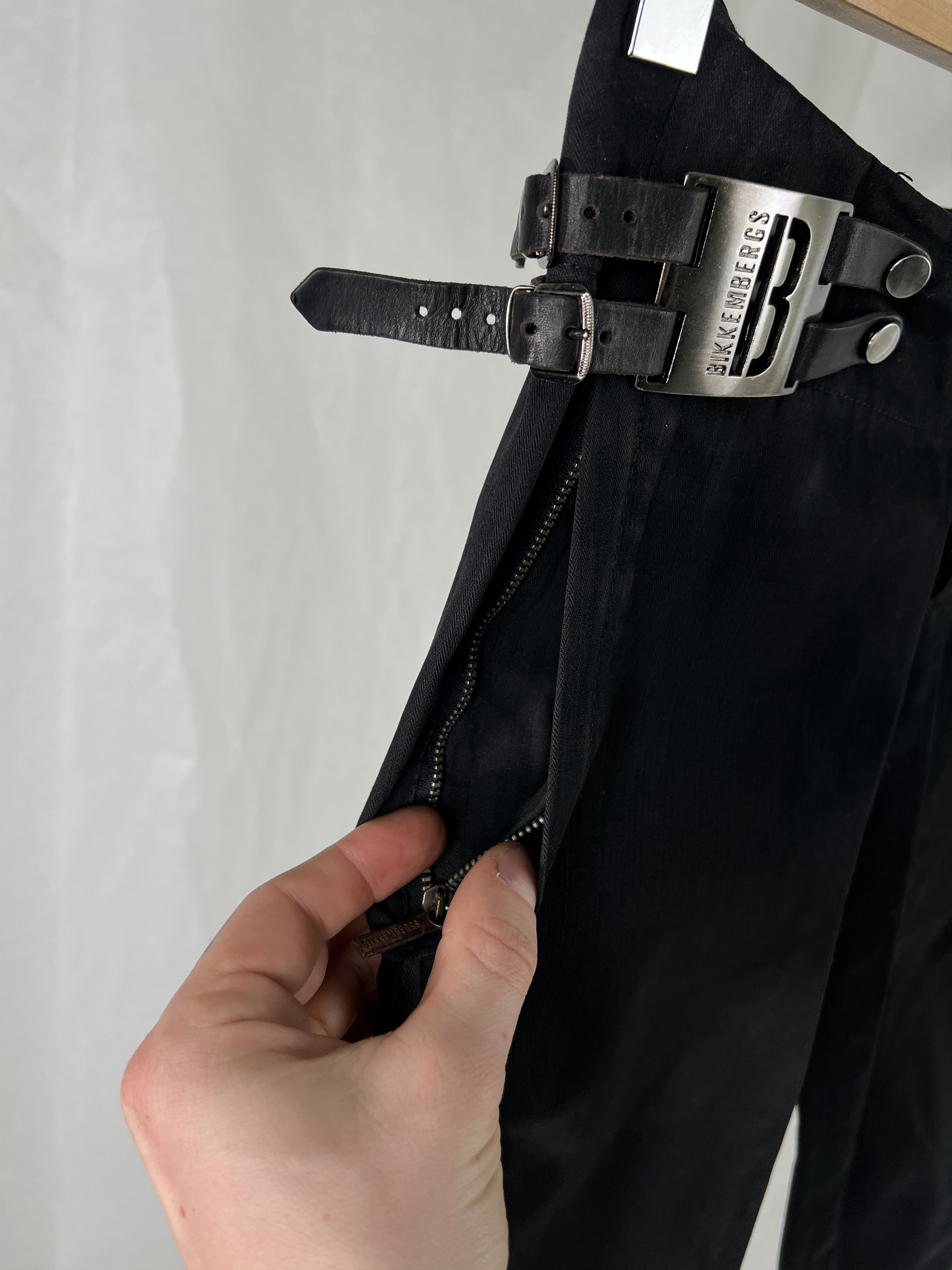 Dirk Bikkembergs Archive Dirk Bikkemberg Pants with leather belts Size US 30 / EU 46 - 14 Thumbnail