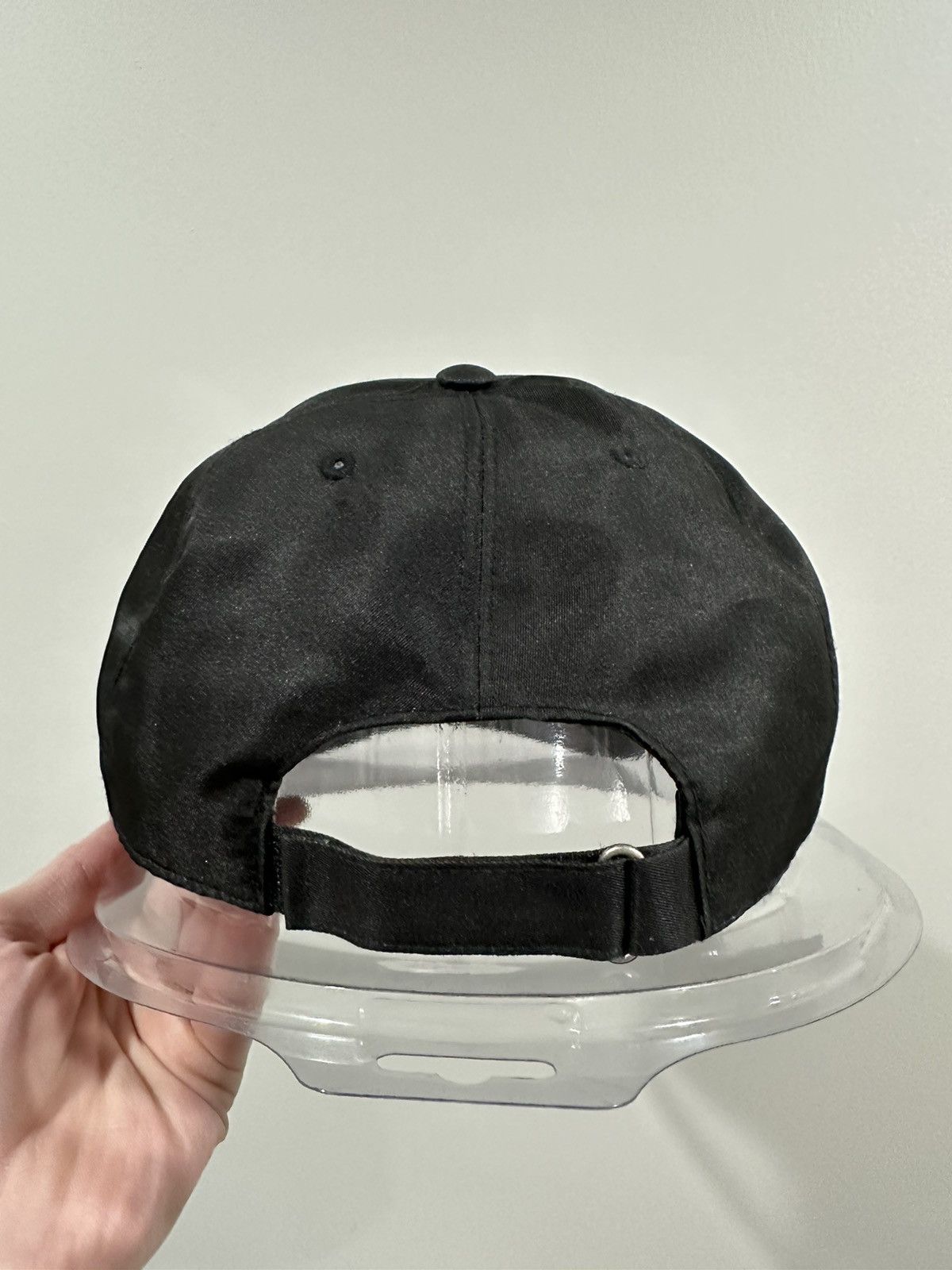 Givenchy Givenchy Black Symmetrical Logo Black Nylon Baseball Hat Size ONE SIZE - 9 Thumbnail