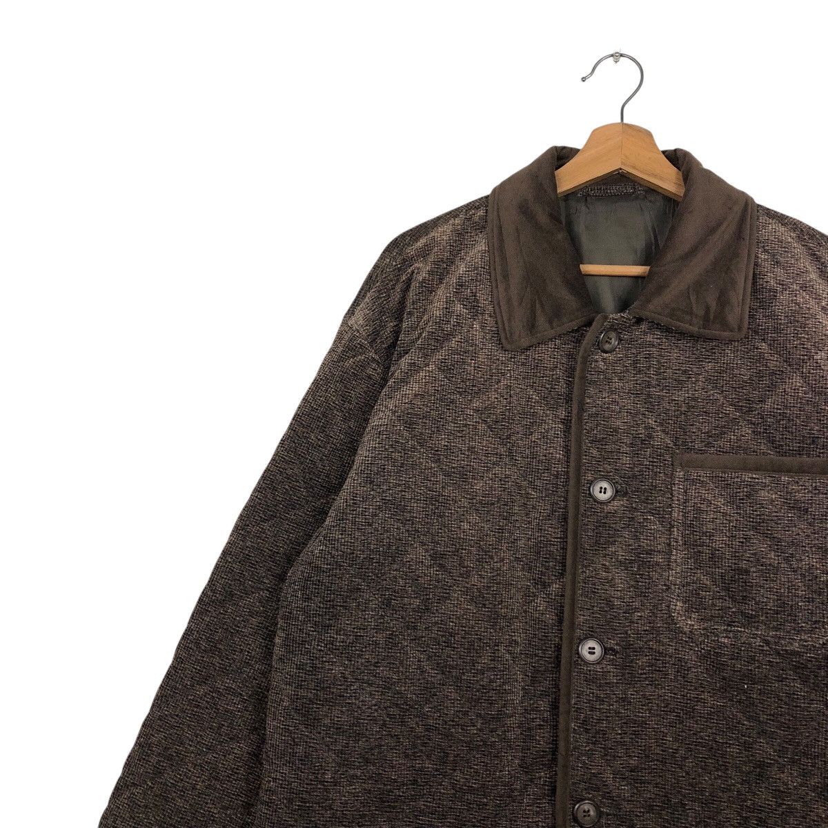 Designer × Japanese Brand × Vintage 📌Vintage Button Quilted Jacket Barbe Rini Issey Miyake Size US M / EU 48-50 / 2 - 8 Thumbnail